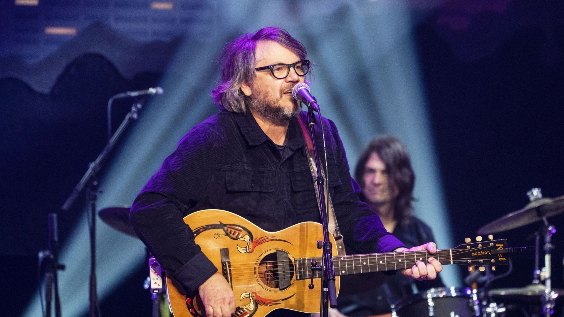 Jeff Tweedy du groupe Wilco se produit lors de la cérémonie d’intronisation et de célébration du Austin City Limits Hall of Fame à l’ACL Live le 28 octobre 2021 à Austin, Texas.