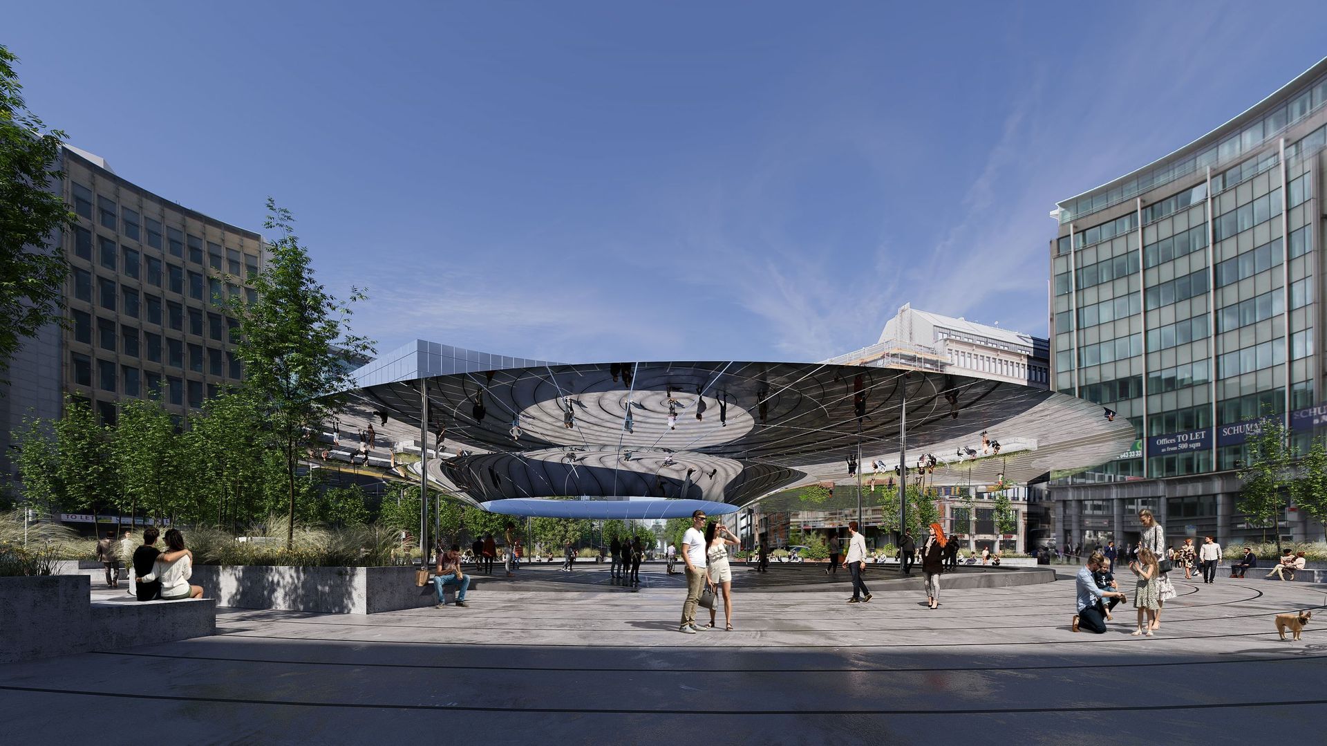 Revamping Schuman Roundabout A Green Oasis in the Heart of Brussels