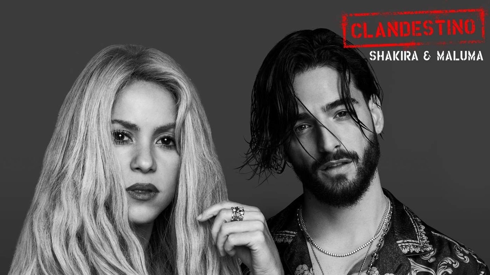 Shakira et Maluma dévoilent leur troisième collaboration intitulée "Clandestino"
