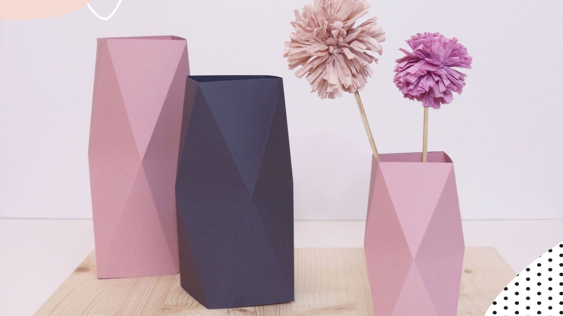 Fais-le! : un vase en origami pour les fêtes