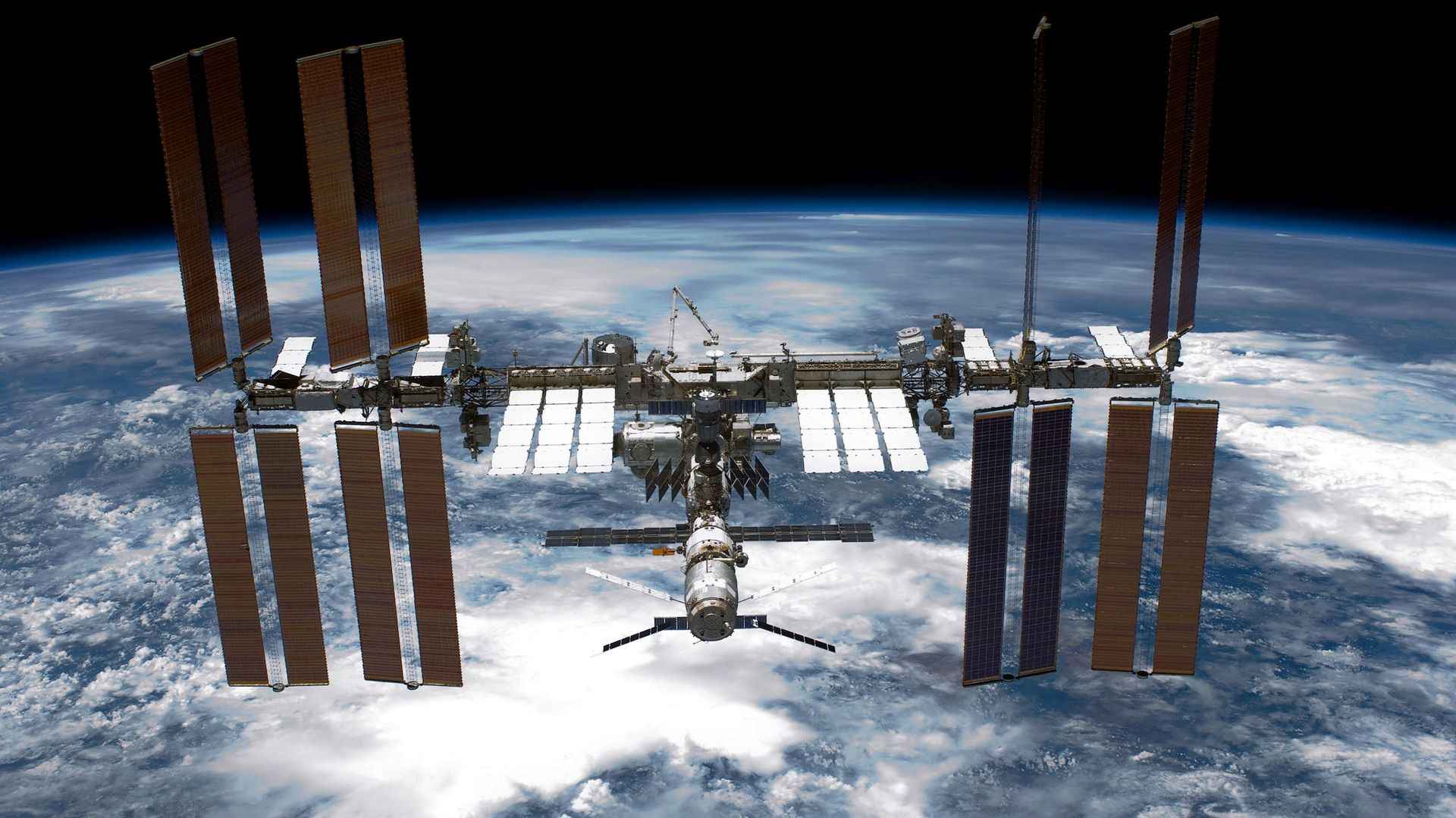 La Station Spatiale Internationale (ISS) en orbite autour de la Terre