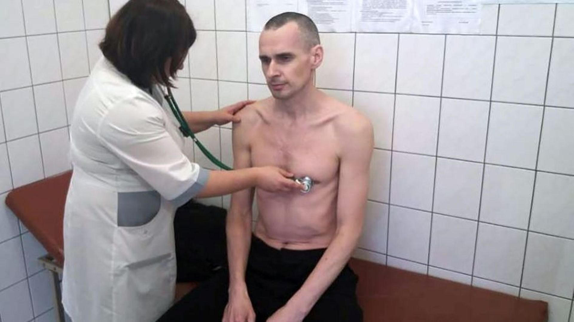 Photo d'Oleg Sentsov diffusée par les services pénitentiaires russes le 29 septembre 2018