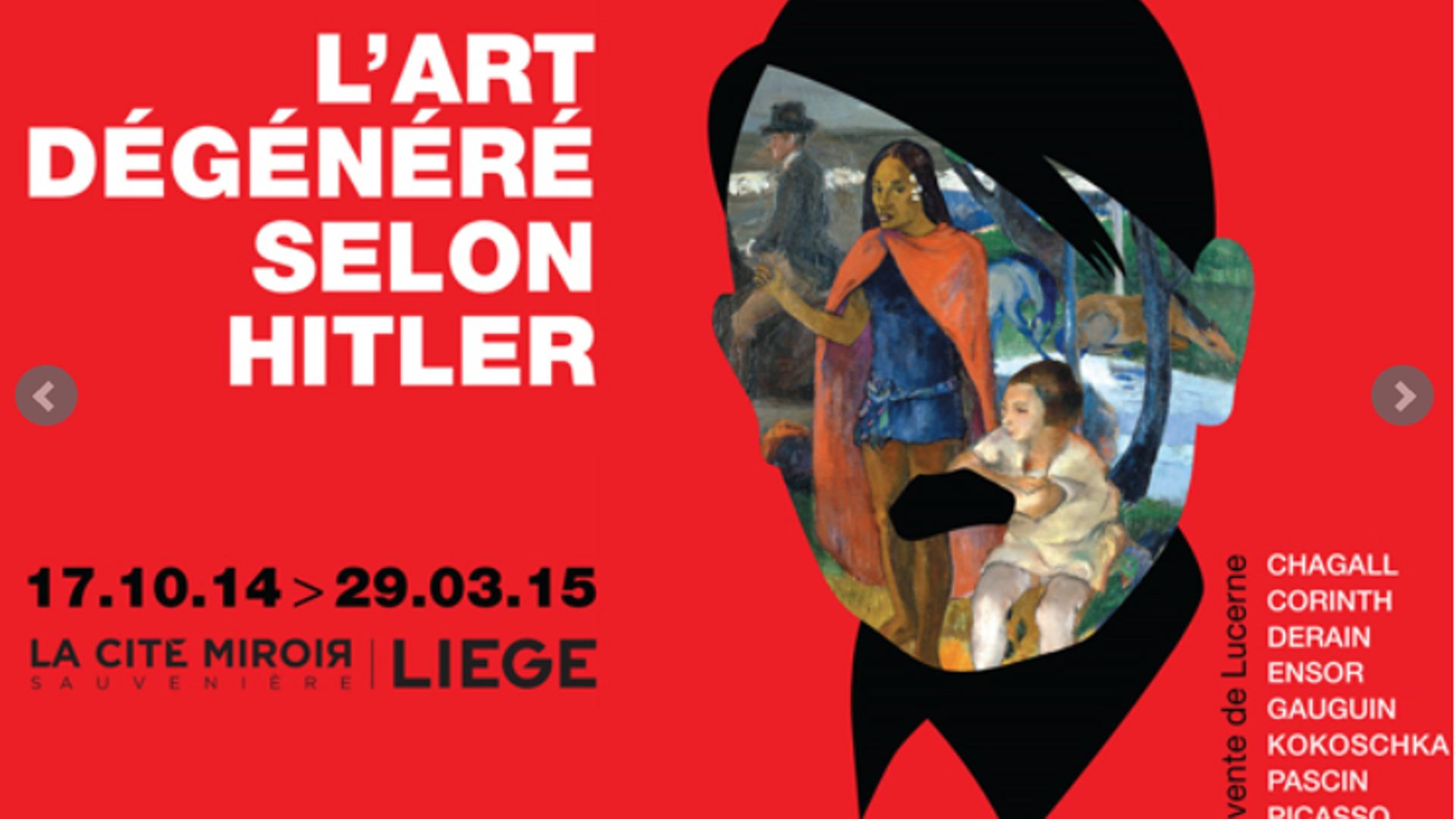Une exposition inédite sur l'art dégénéré selon les nazis organisée à Liège