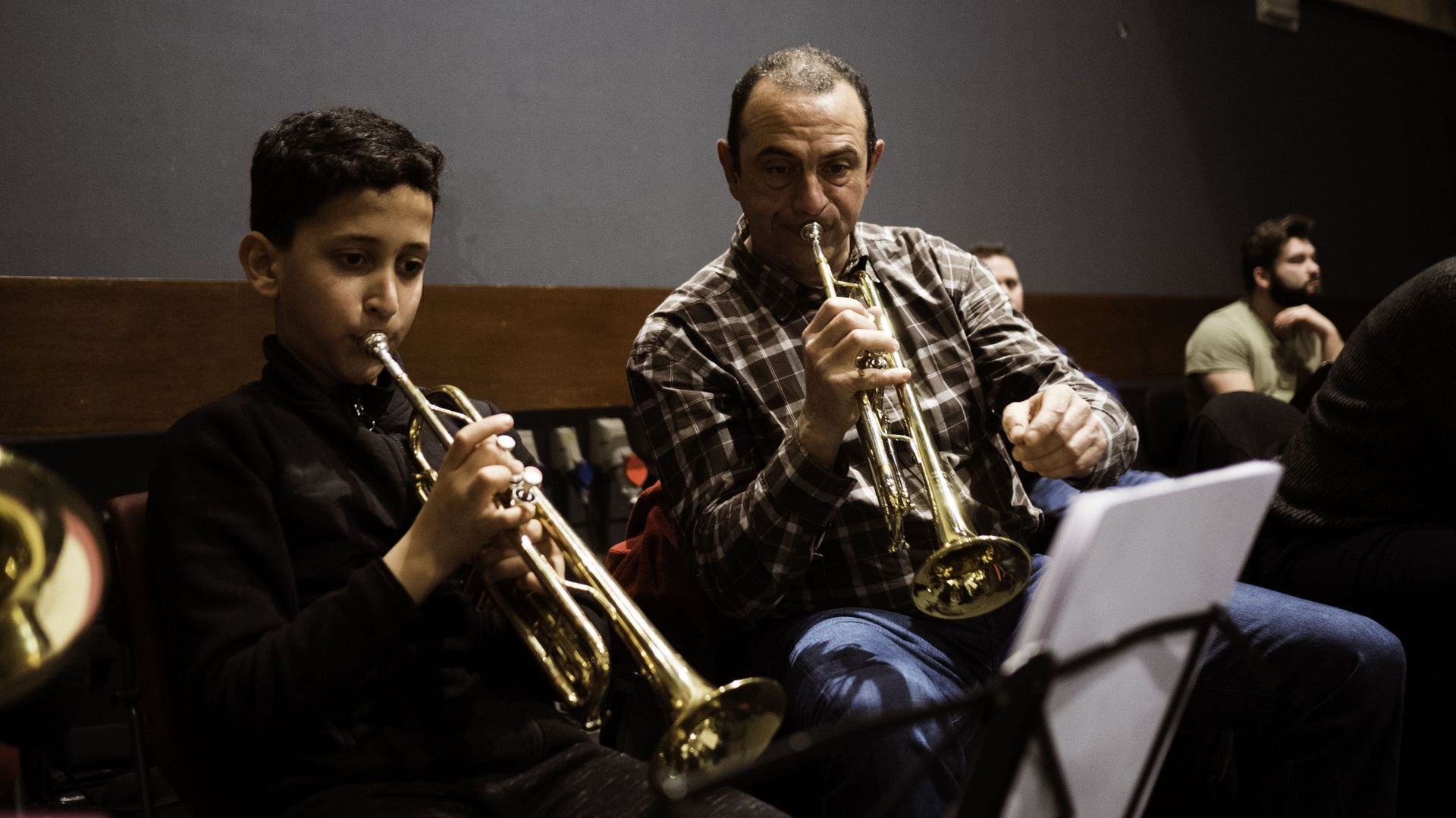 Les musiciens de l’Orchestre savent se montrer patients avec les enfants