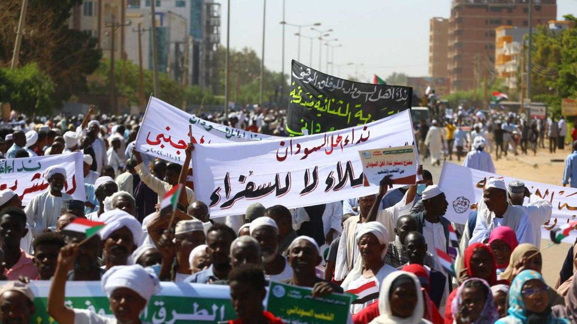 Des manifestations au Soudan le 19 novembre dernier.