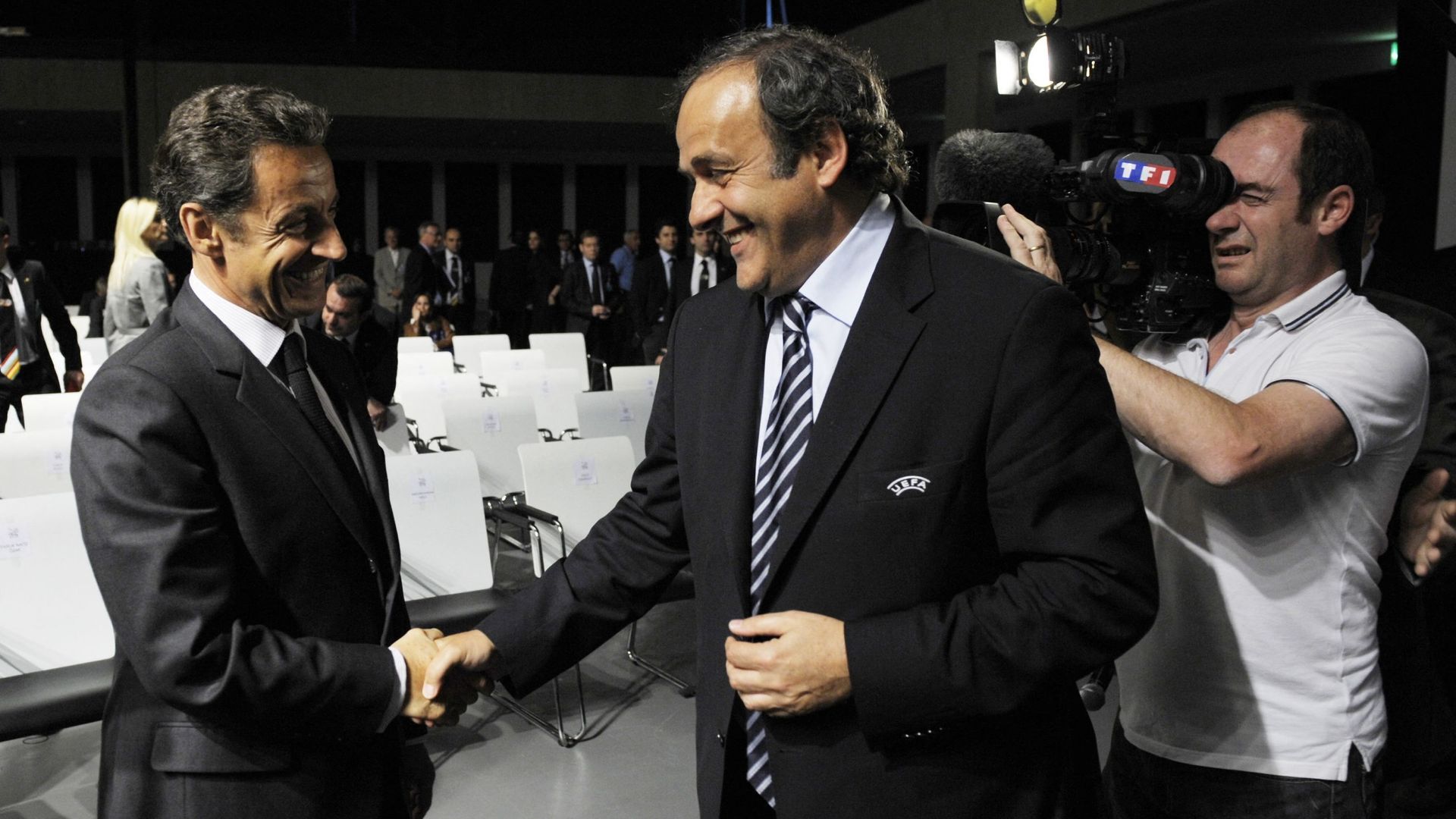 Nicolas Sarkozy et Michel Platini
