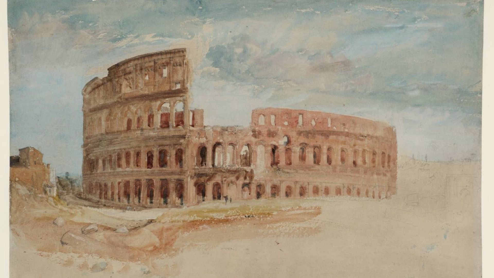 "Rome : The Colosseum", 1819 par Joseph Mallord William Turner.
