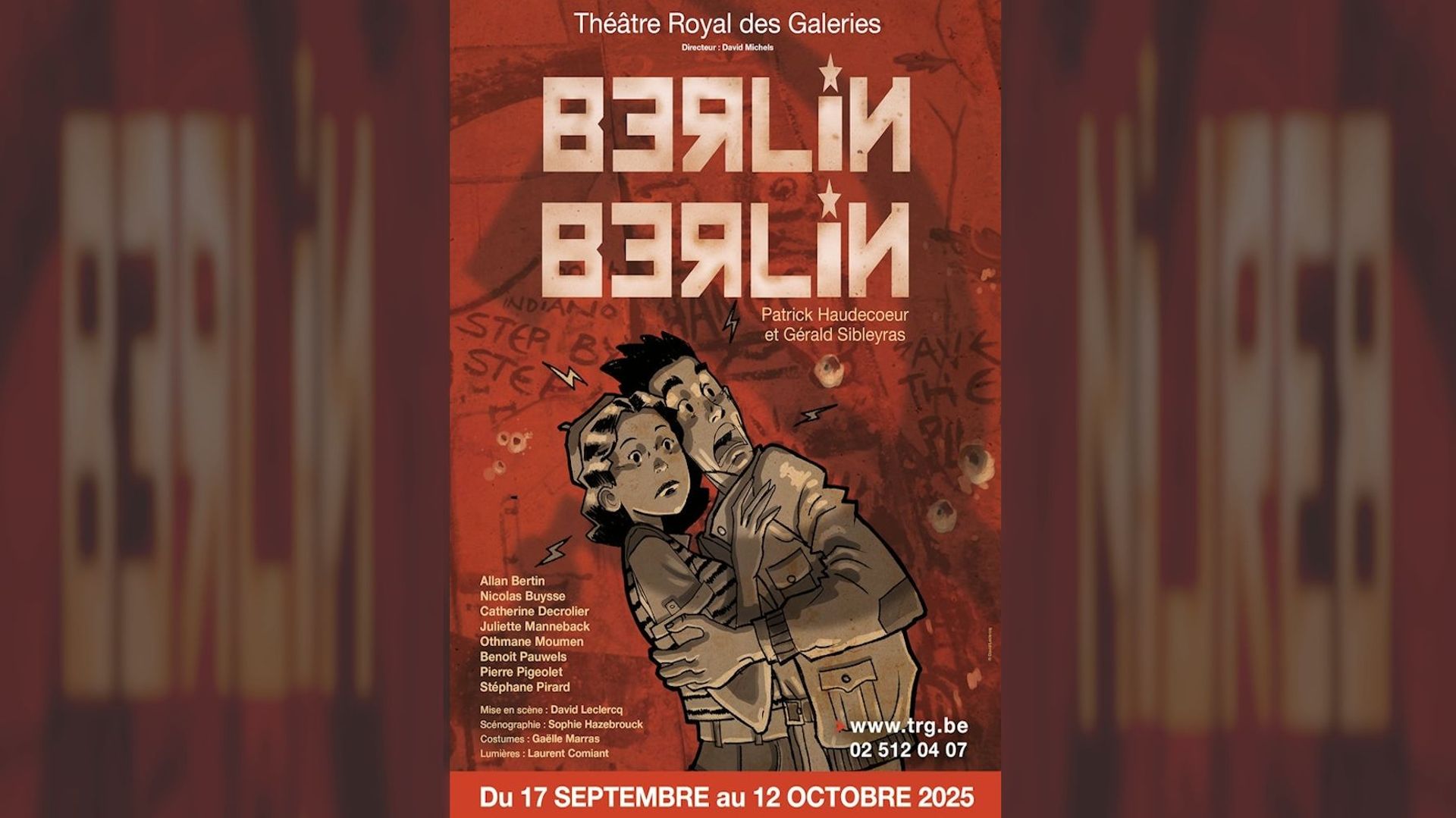 "Berlin Berlin" du théâtre à Bruxelles, expo au BPS22 de Charleroi et le festival de cinéma incontournable à Namur