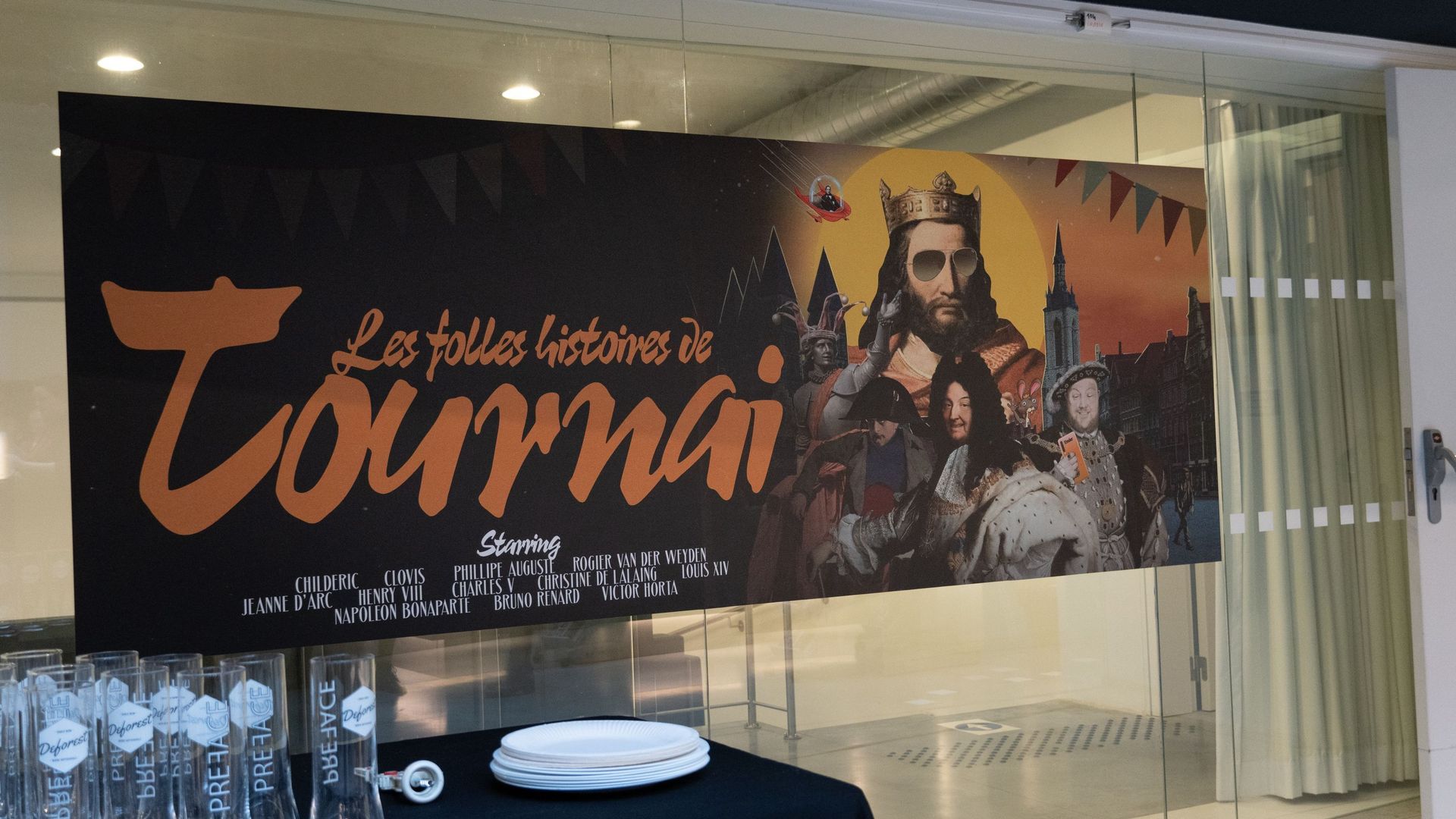 Présentation du nouveau film historique de 19 minutes "Les Folles Histoires de Tournai".