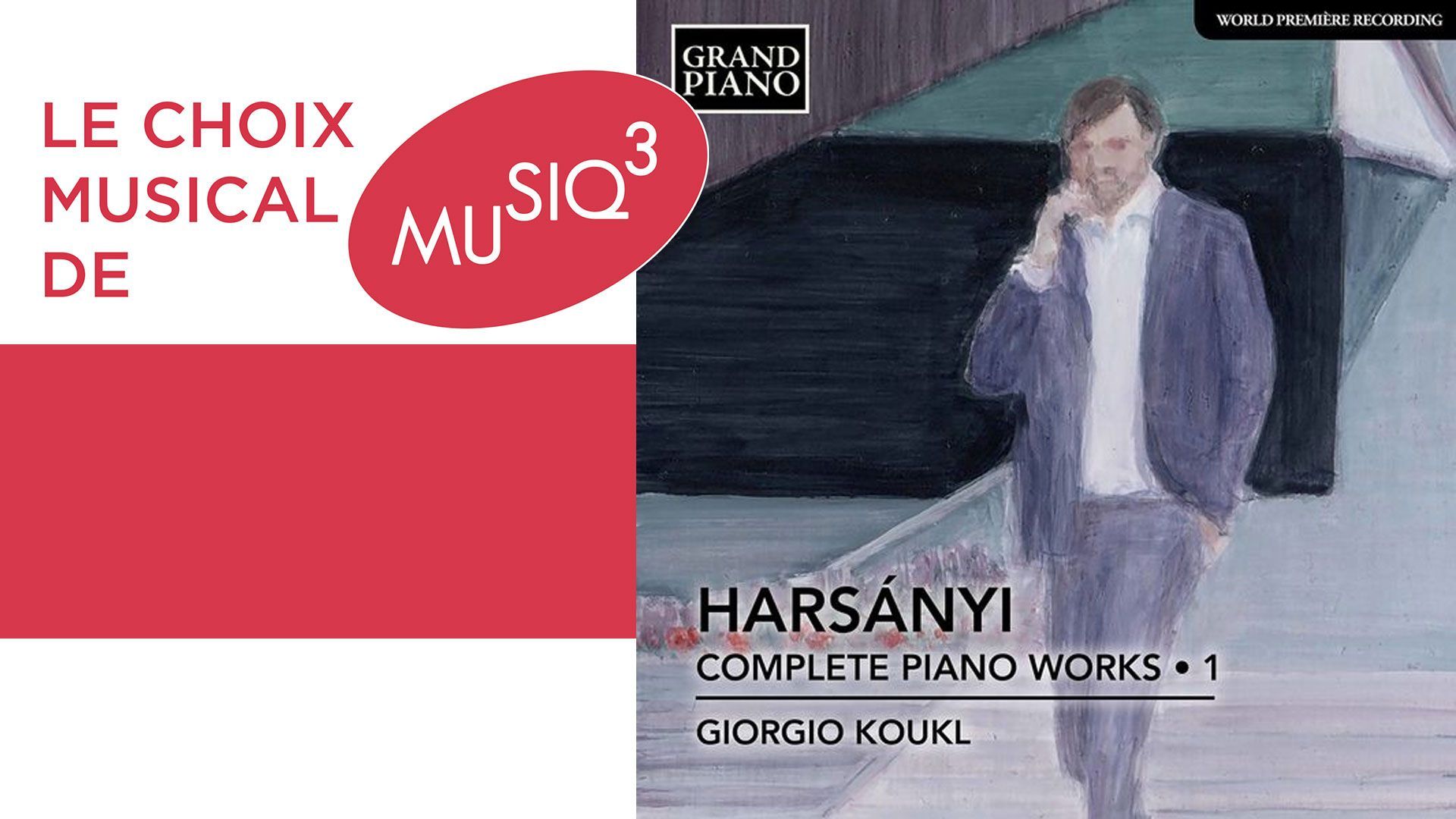 Premier volume de l'intégrale piano de Tibor Harsanyi par le pianiste Giorgio Koukl