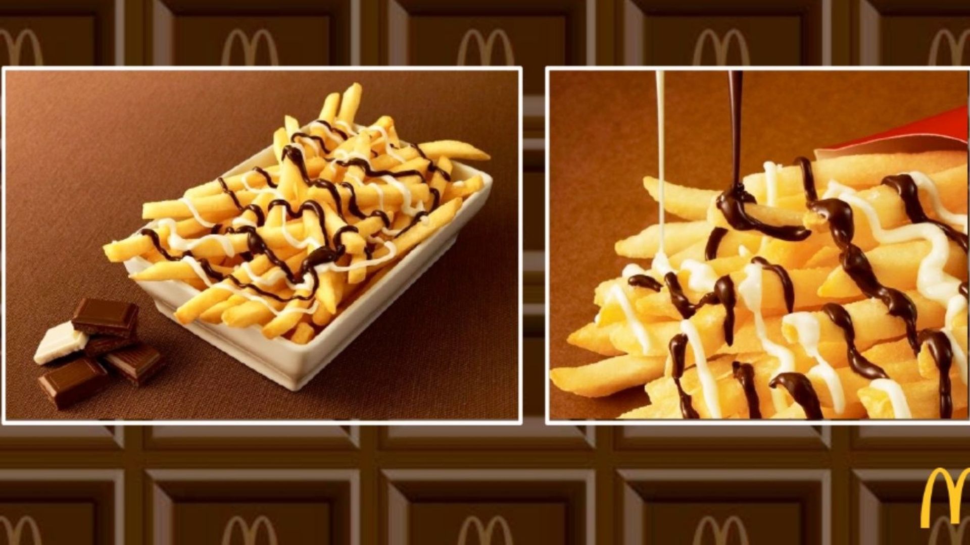 On se souvient des frites nappées de sauce chocolat lancées par McDonald's au Japon en 2016