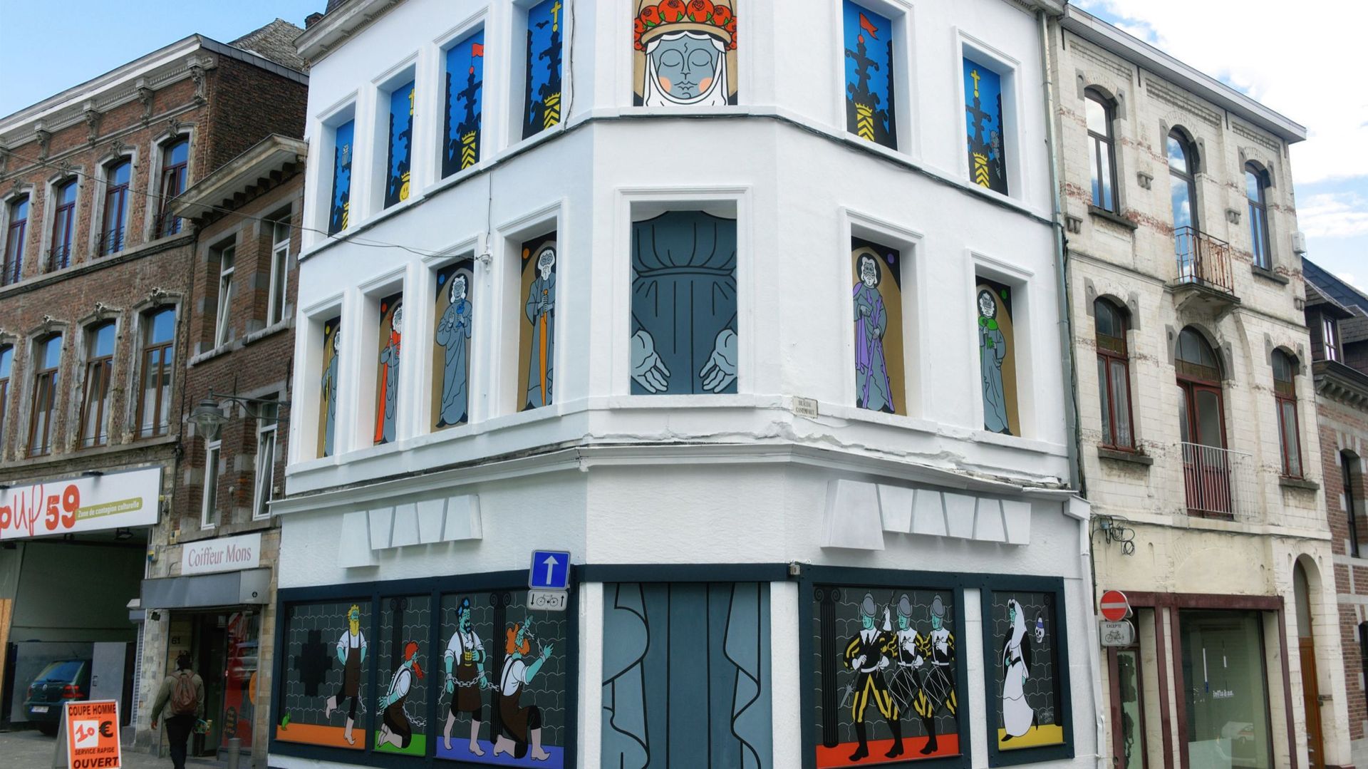 L'œuvre d'HONET, rue des Capucins