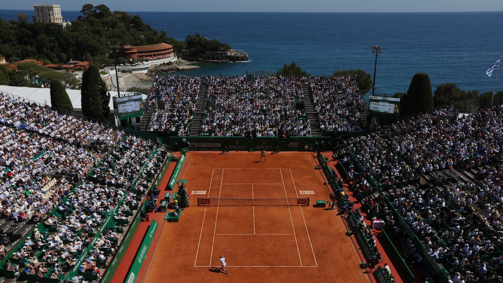 Monte-Carlo, c'est le premier ATP 1000 sur terre battue, mais surtout un cadre idyllique.