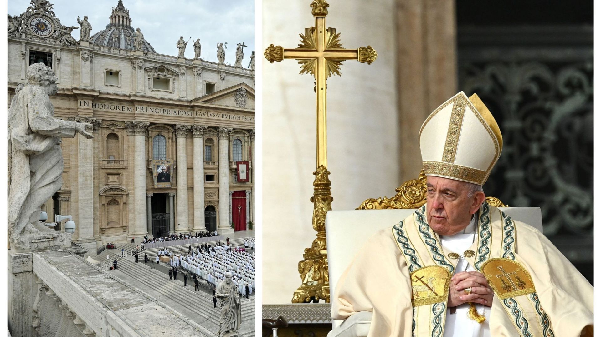 Le pape François à la place Saint-Pierre de Rome, le 9 octobre 2022
