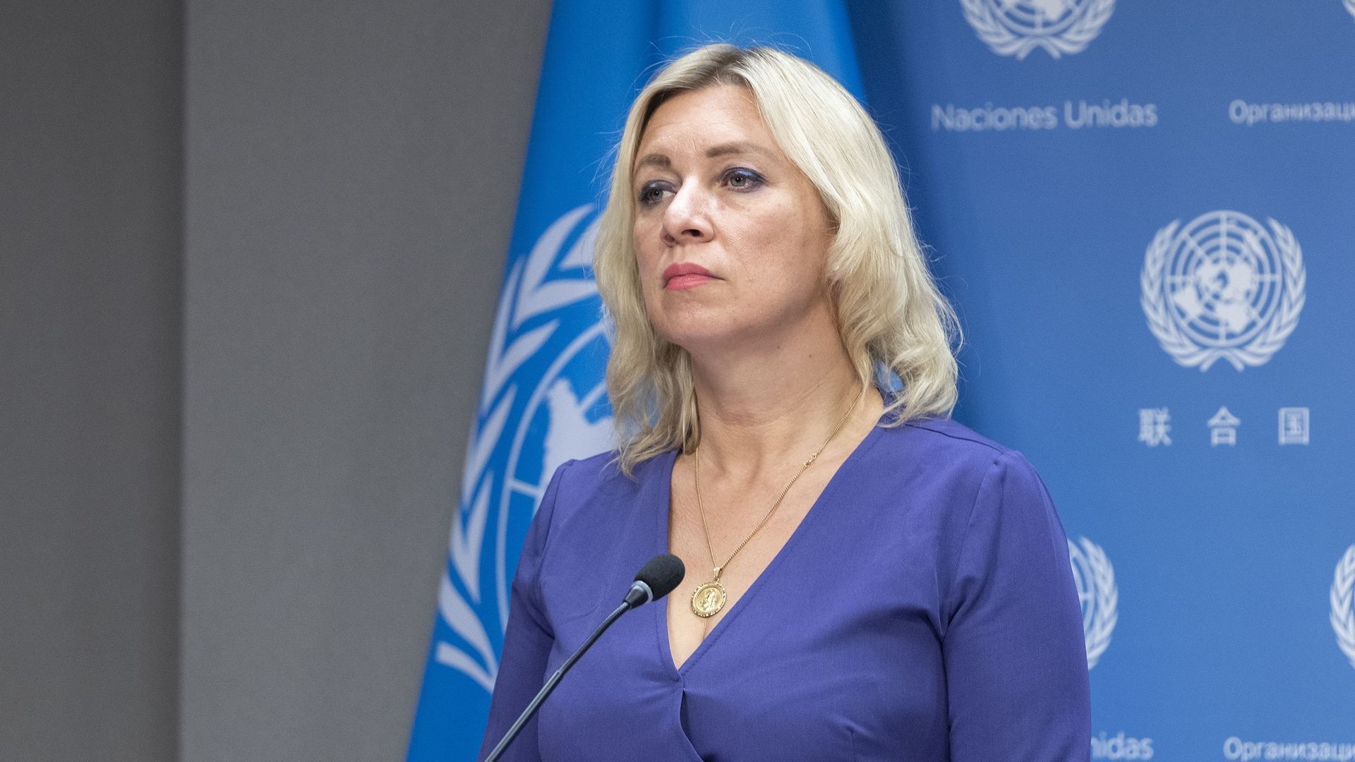 Maria Zakharova, porte-parole des Affaires étrangères russes