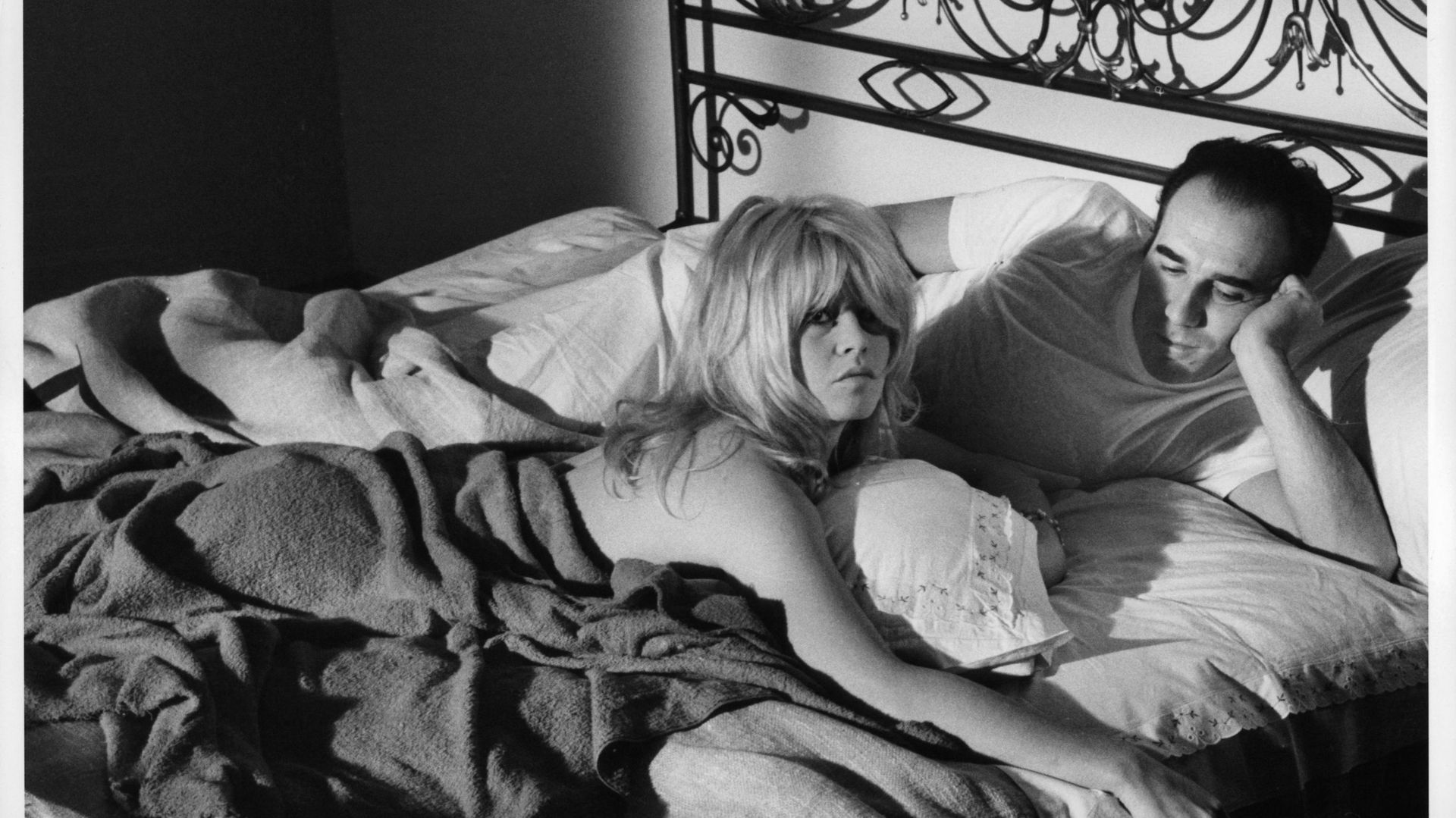 Brigitte Bardot et Michel Piccoli dans Le Mépris de Jean-Luc Godard, 1963 