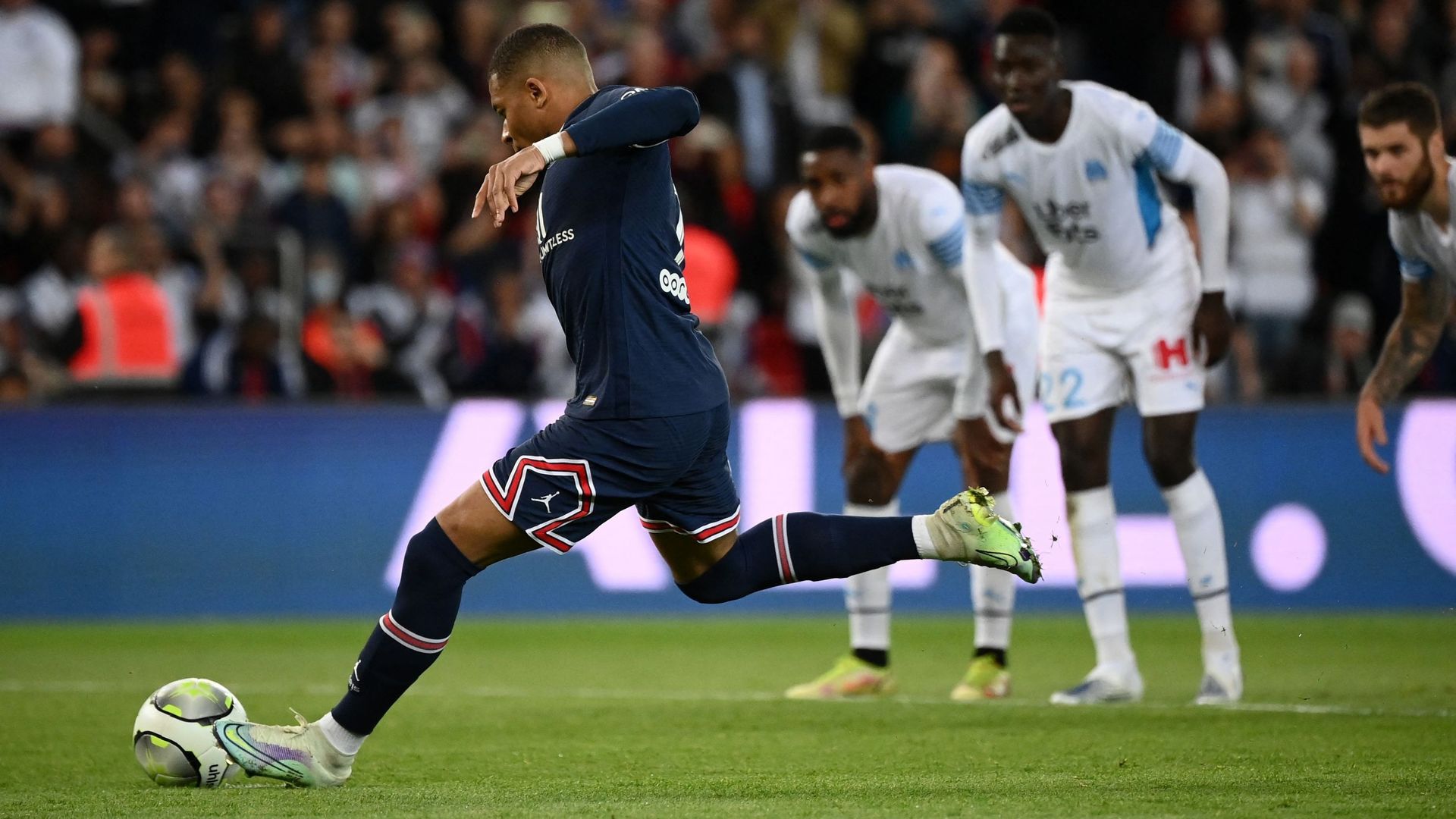 Ligue 1 : Mbappé (PSG) buteur face à Marseille