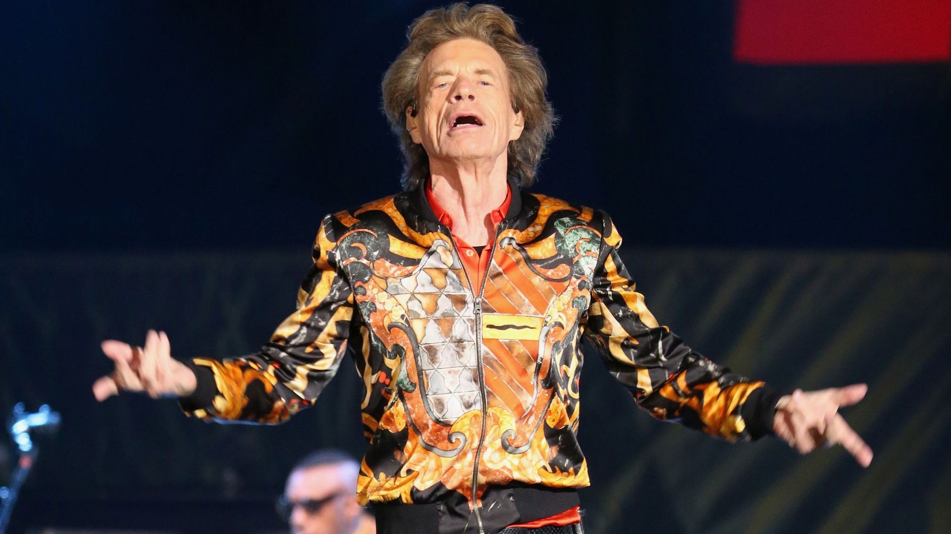 Mick Jagger des Rolling Stones lors du No Filter Tour