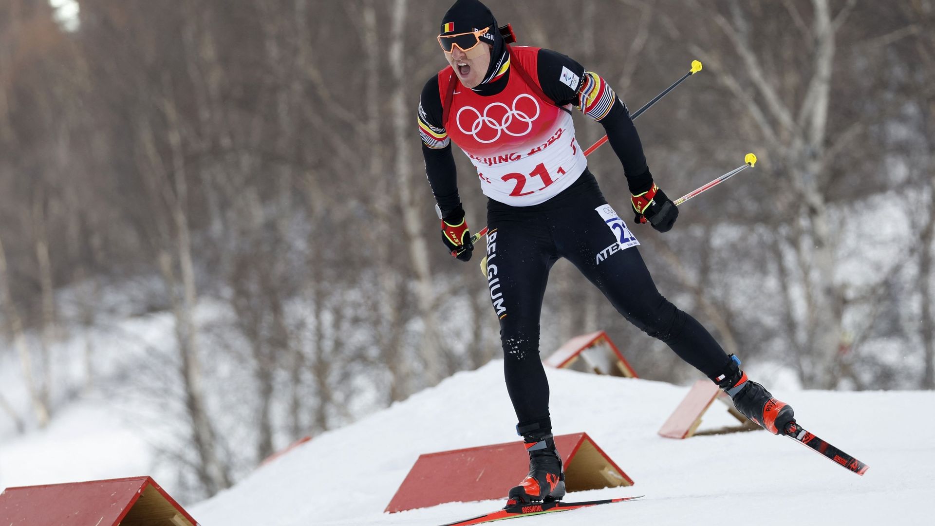 Florent Claude n'a pu conduire le relais vers la qualification