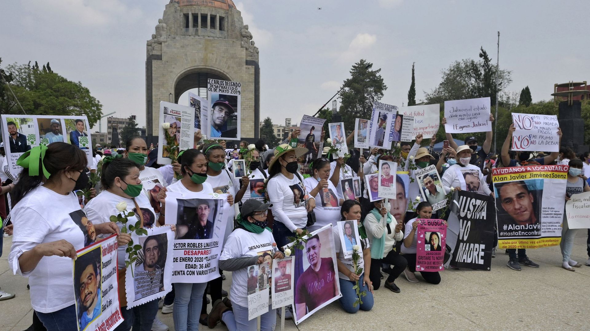 le Mexique comptabilise 80.500 personnes disparues, selon les chiffres officiels.