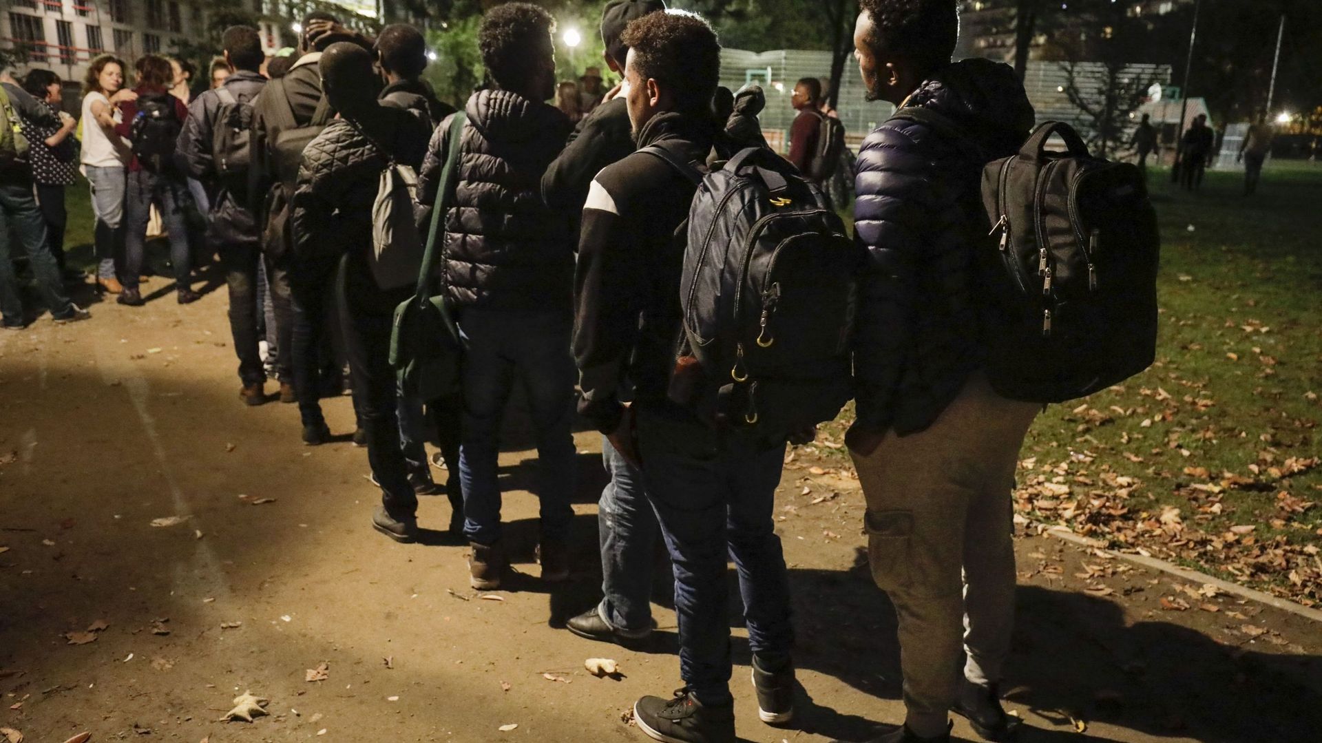 Des objectifs chiffrés d'arrestation de migrants au parc Maximilien