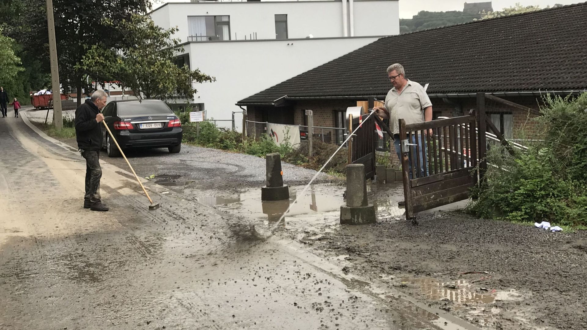 Une maison de repos de Chênée a été traversée par une coulée de boue