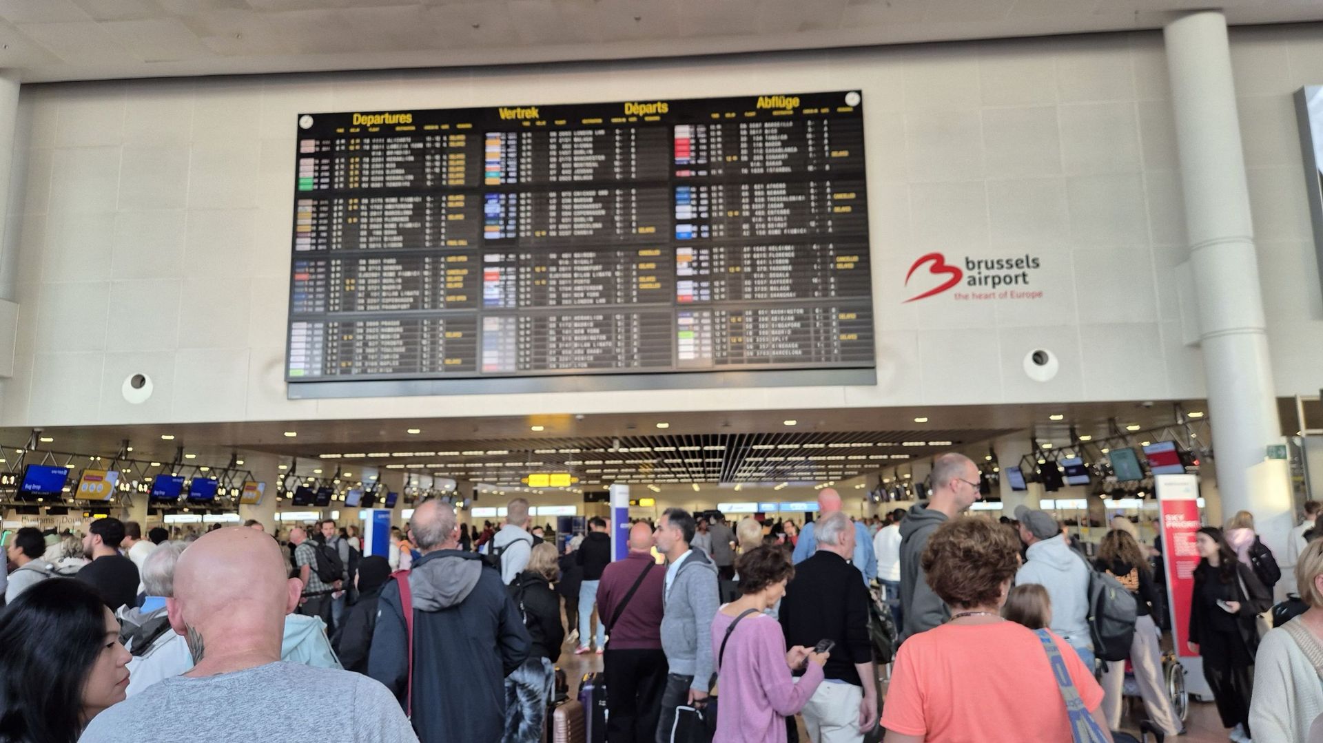 Aucun vol ne décollera de l'aéroport de Bruxelles le mardi 14 octobre, jour d'action syndicale nationale