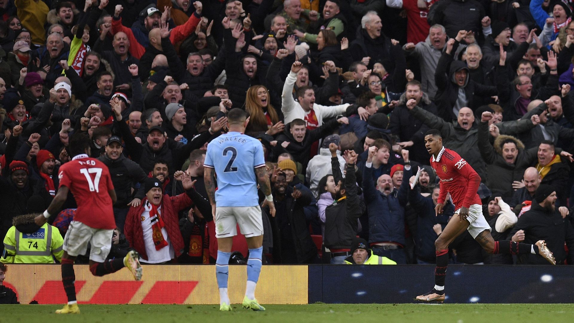 Marcus Rashford a offert la victoire à Manchester United dans le derby.
