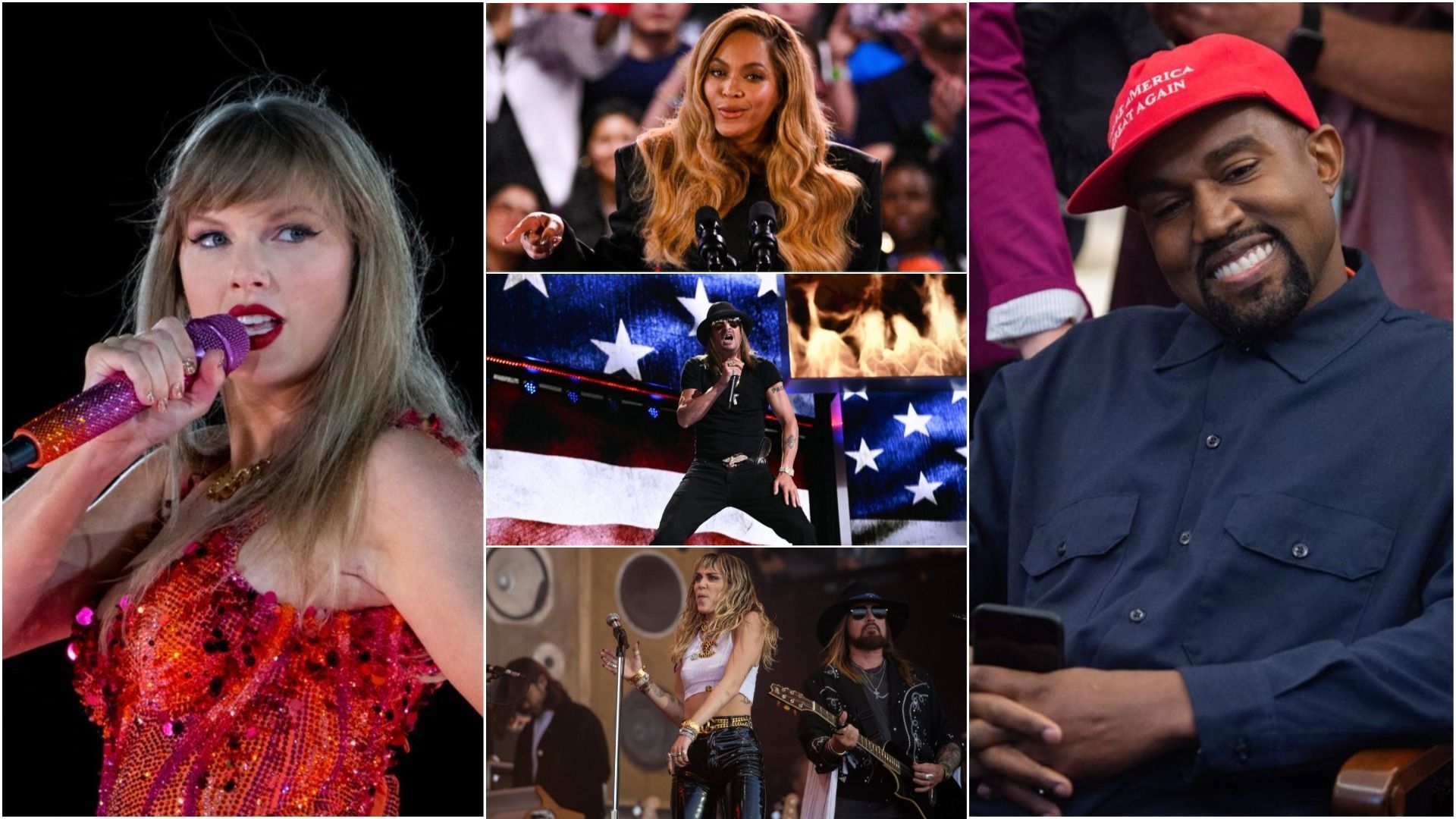 Élection présidentielle américaine : la liste des stars de la musique qui soutiennent Kamala Harris ou Donald Trump