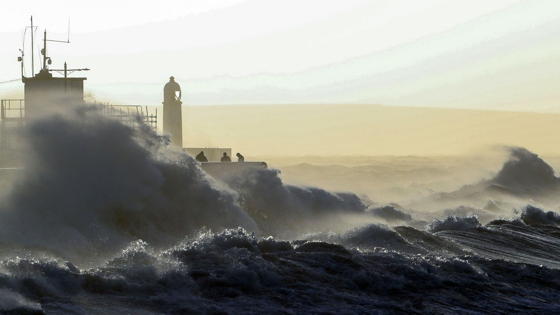 Porthcawl, dans le sud du Pays de Galles.
