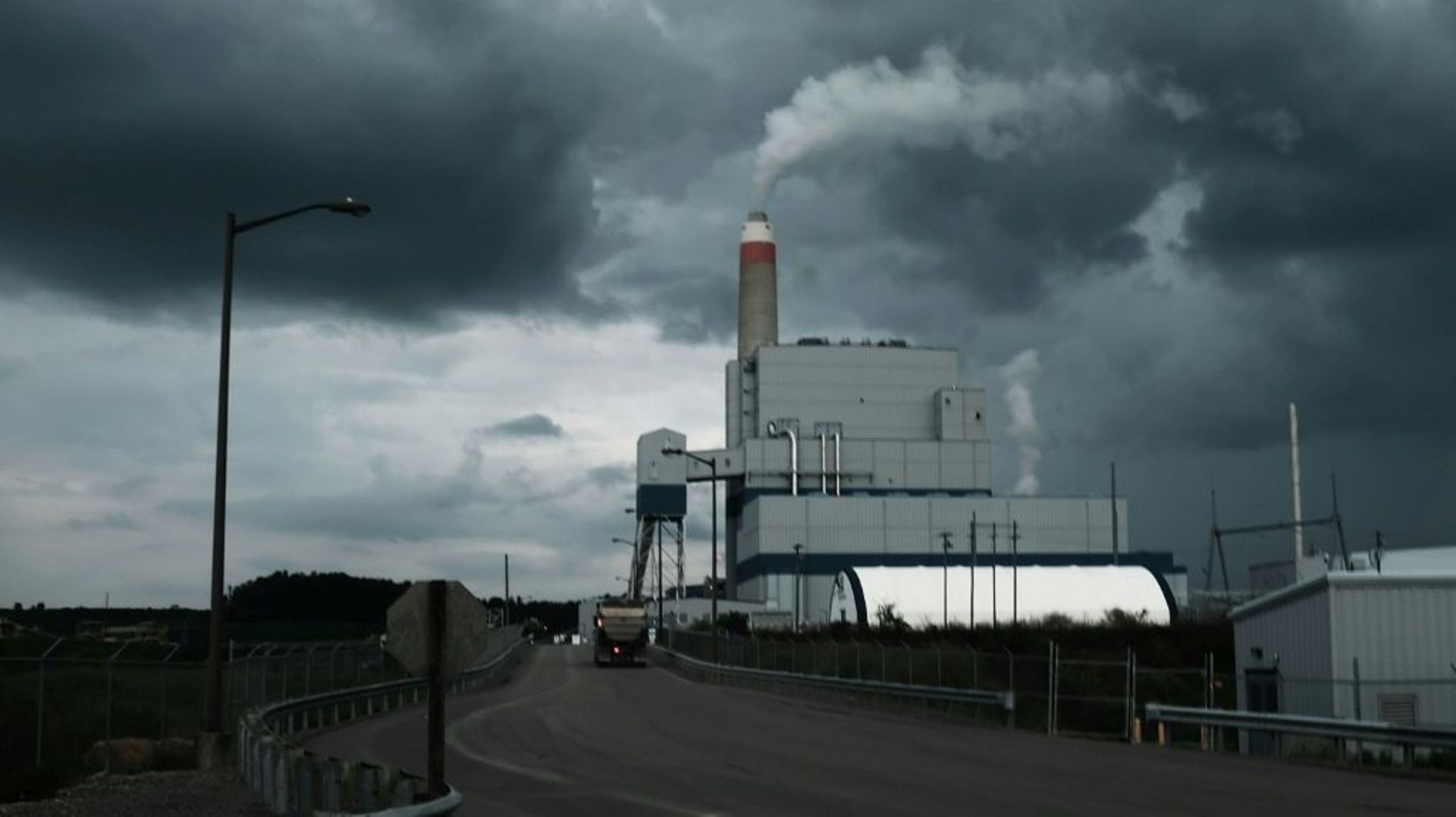 La centrale thermique au charbon de Longview à Maidsville (Virginie-Occidentale, Etats-Unis) le 21 août 2018