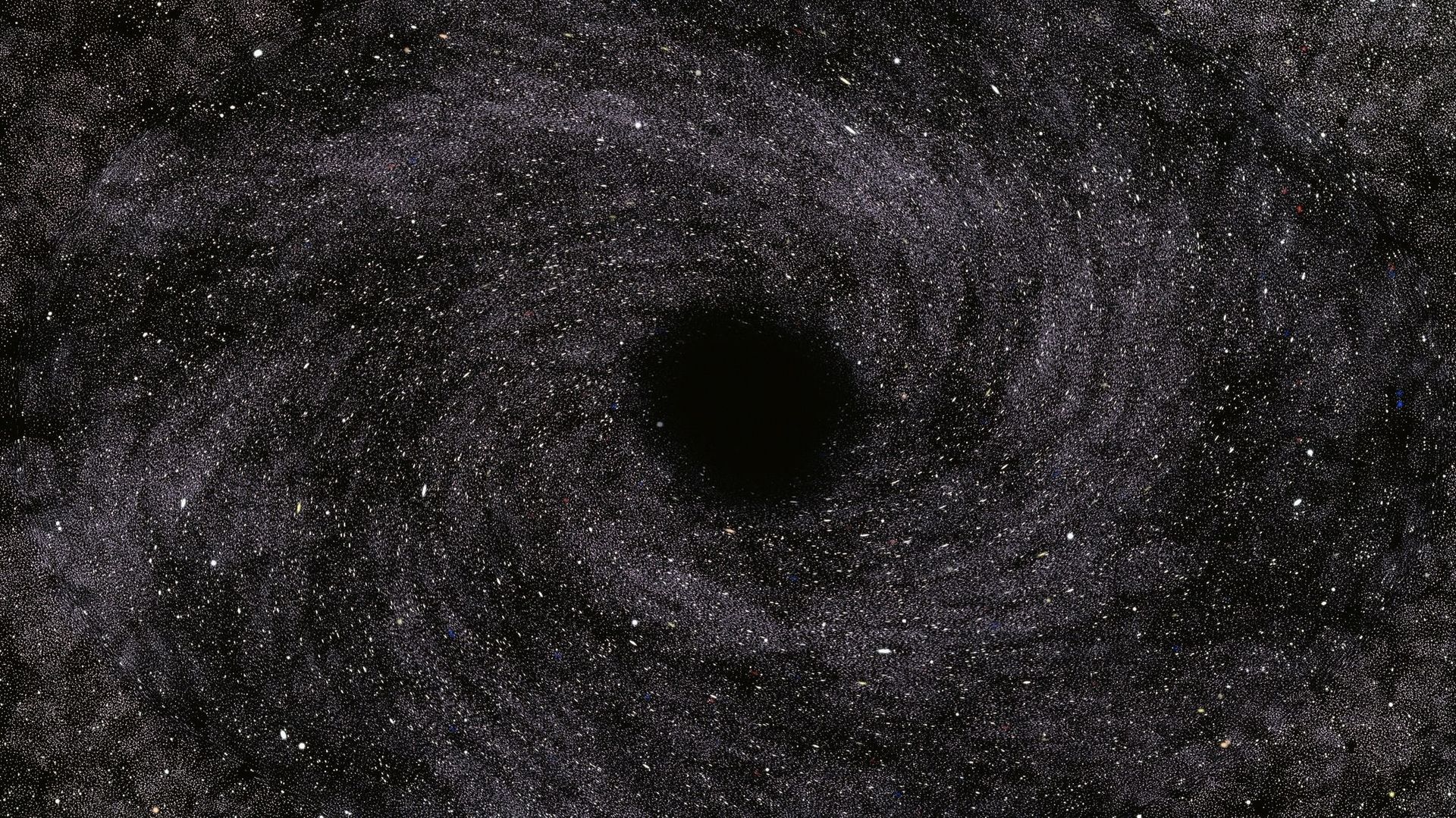 Le trou noir au centre de la Voie lactée serait-il en fait de la matière sombre ?