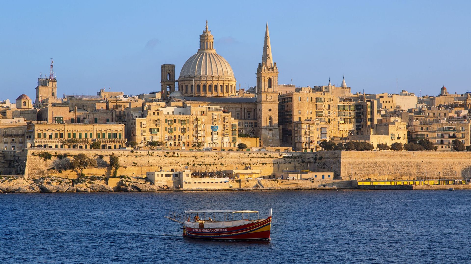 Malta, Valletta at Sunset