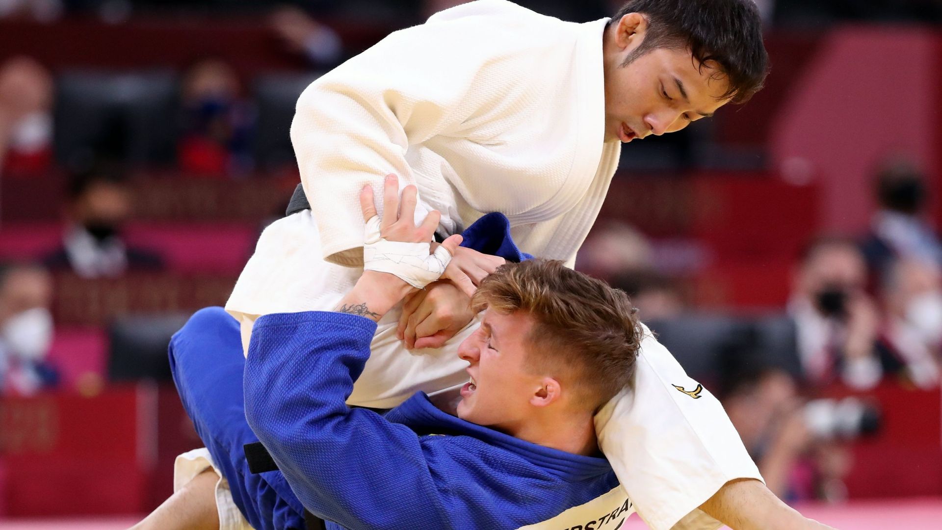 Jorre Verstraeten a été éliminé en huitièmes de finale du tournoi de judo des Jeux Olympiques de Tokyo en -60 kg samedi.