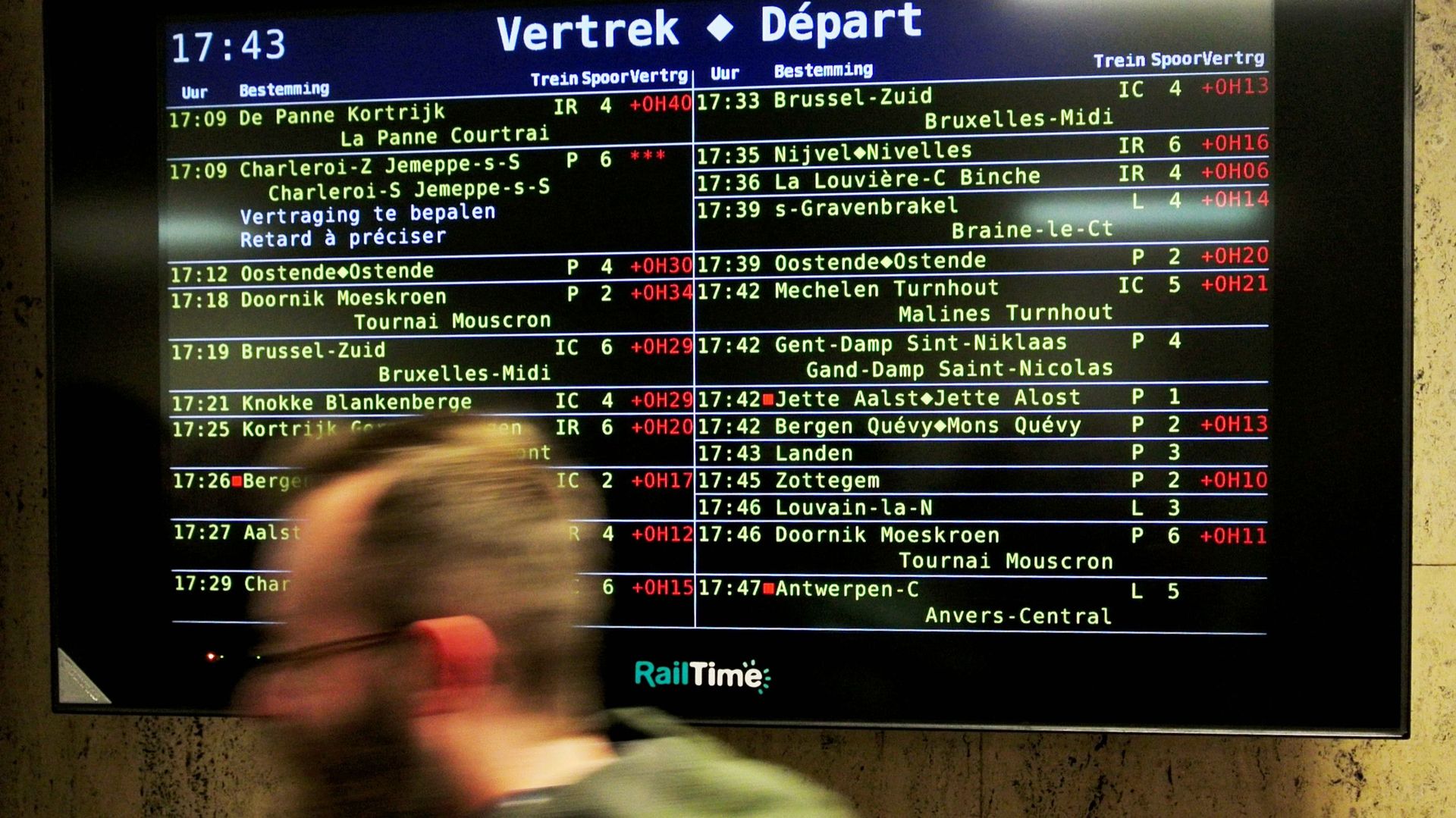 SNCB: la direction sanctionne des grèves "sauvages et non émotionnelles"