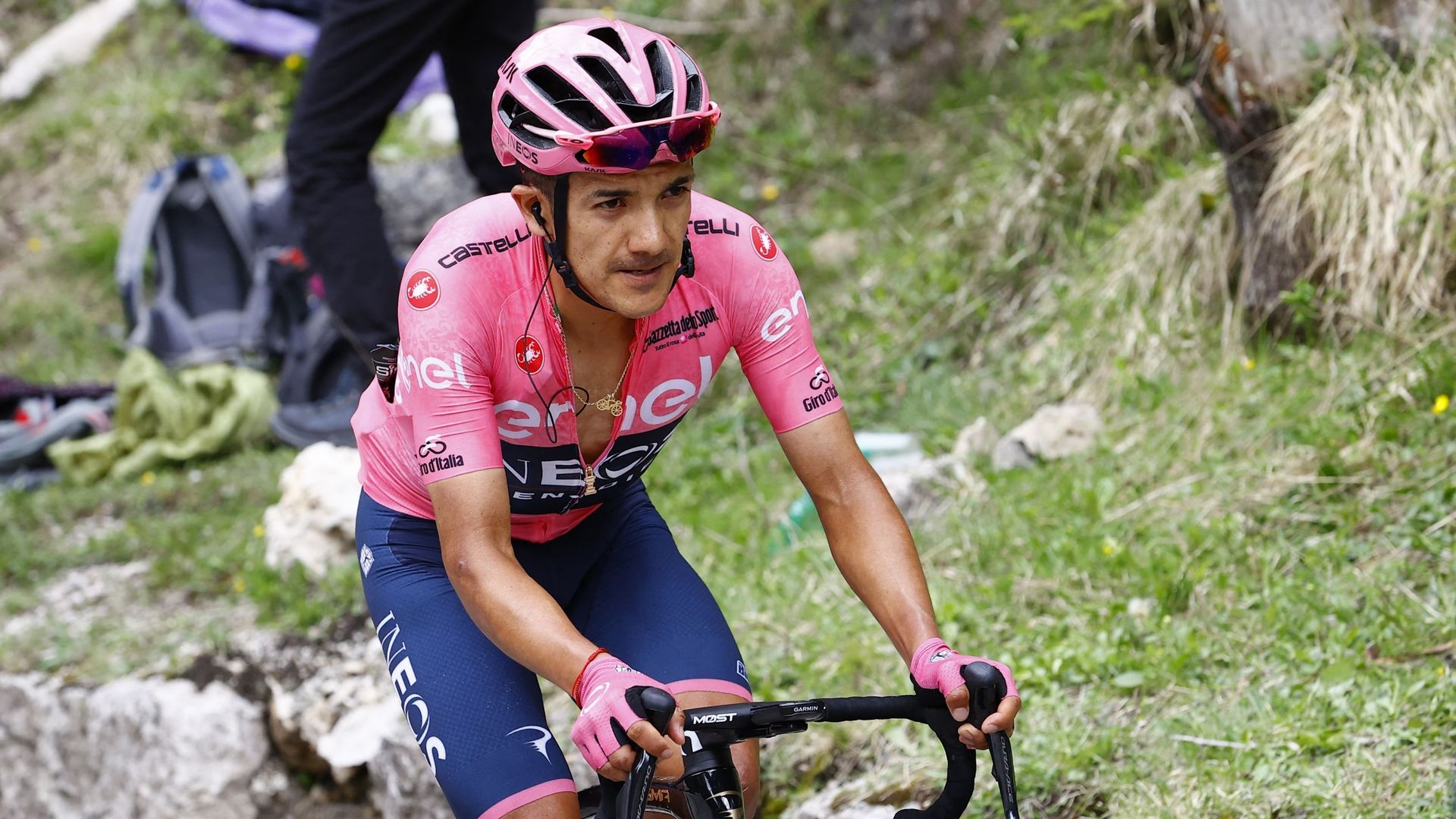Richard Carapaz au Giro en mai dernier.