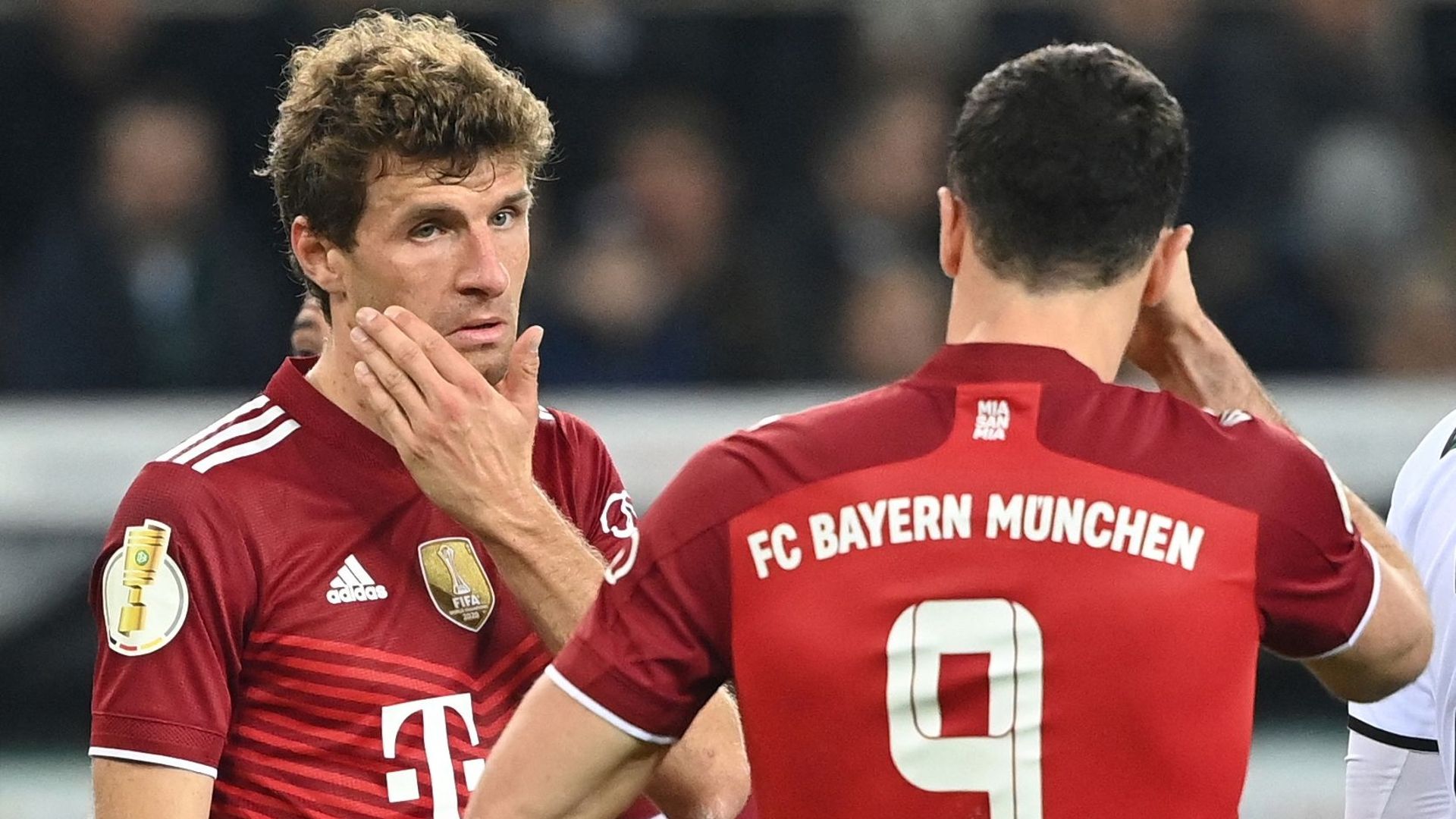 Thomas Müller dépité lors de la défaite du Bayern en Coupe d'Allemagne
