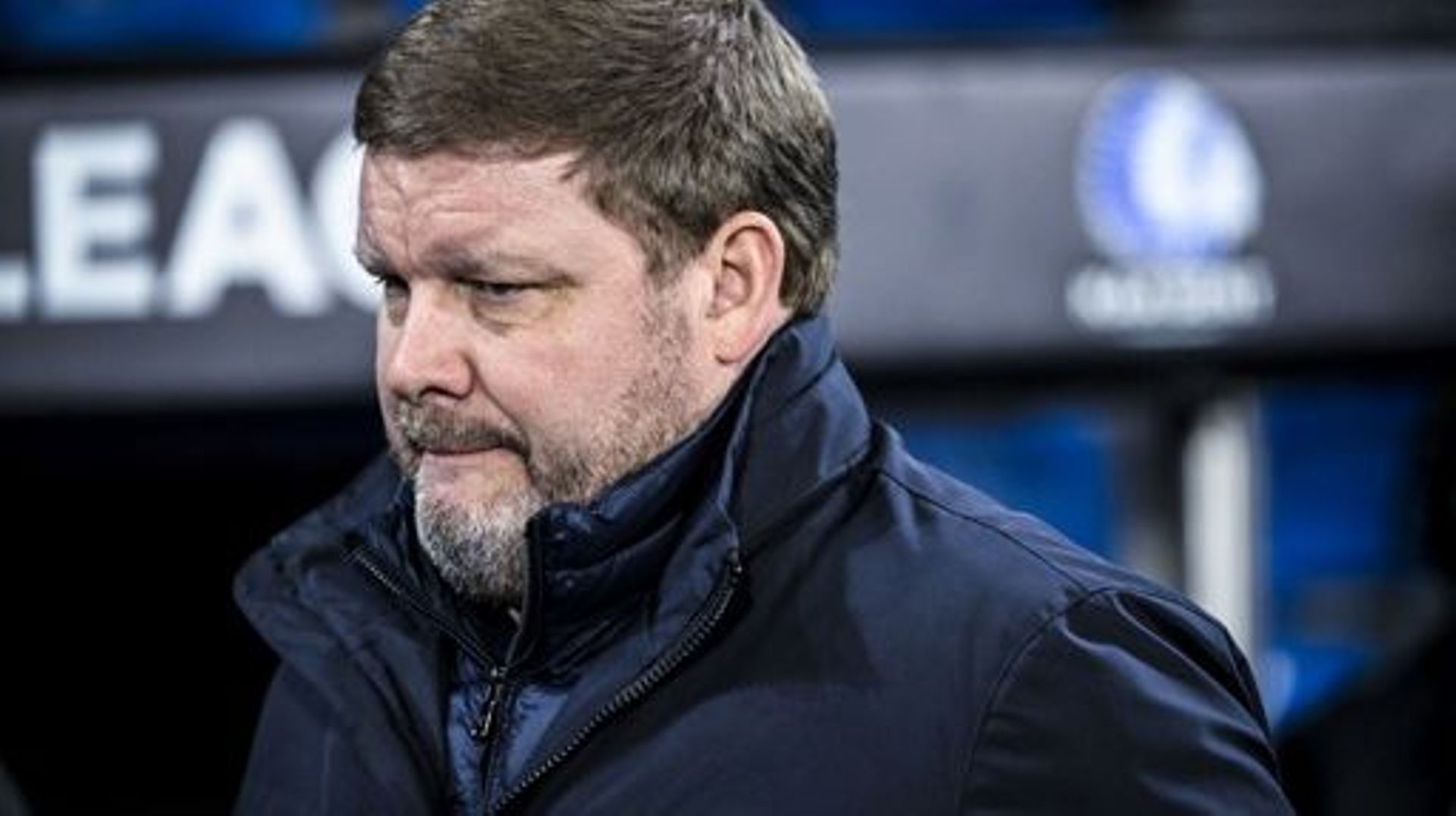 Gent’s head coach Hein Vanhaezebrouck pictured before a soccer game between Turkish Istanbul Basaksehir FK and Belgian KAA Gent on Wednesday 15 March 2023 in Istanbul, Turkey, the return leg of the round of 16 of the UEFA Europa Conference League competit