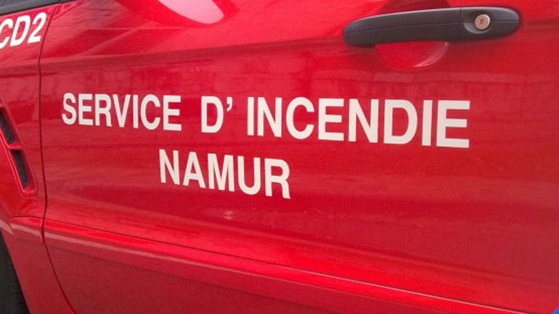 Les pompiers de Namur sont intervenus rapidement pour éteindre les flammes.