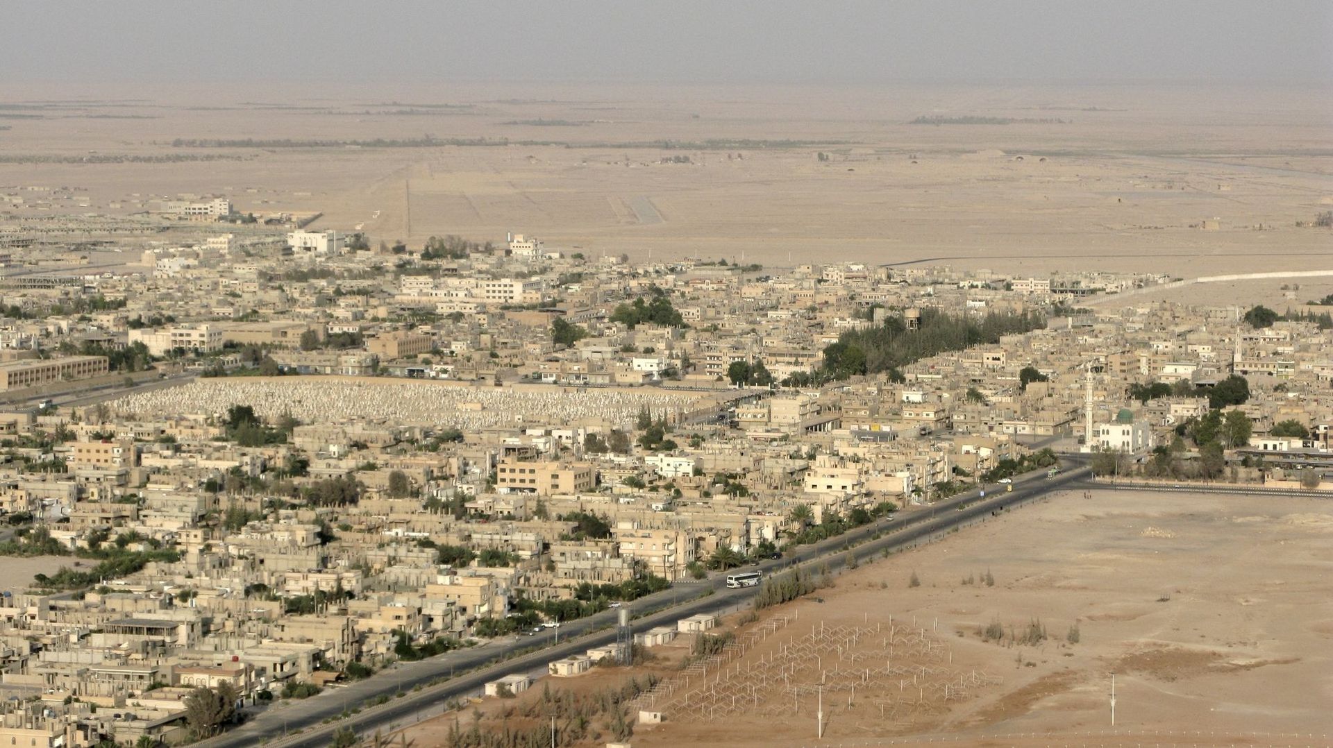 Image d’illustration : Vue panoramique de Palmyre (Todmor), Syrie