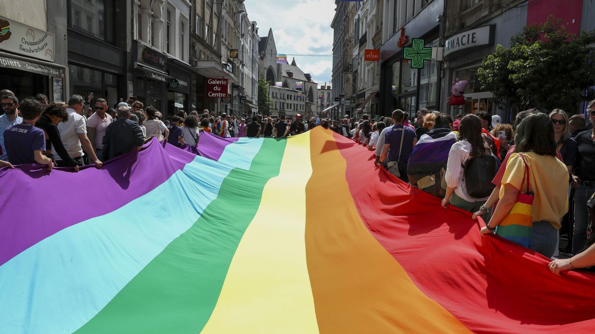 La Pride s’est déroulée ce samedi dans les rues de Bruxelles.