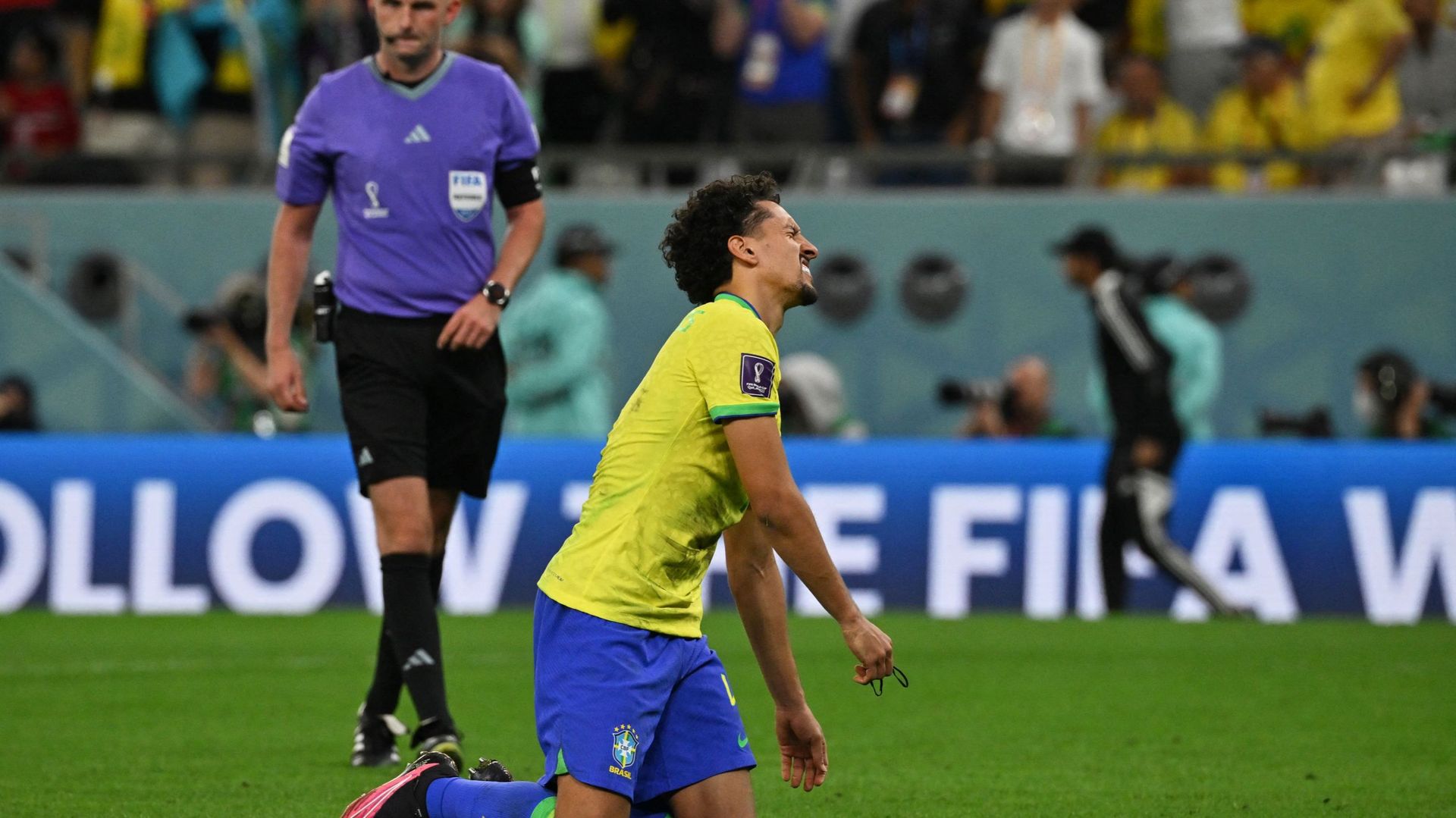 Marquinhos n’a pas encore digéré la défaite du Brésil contre la Croatie.