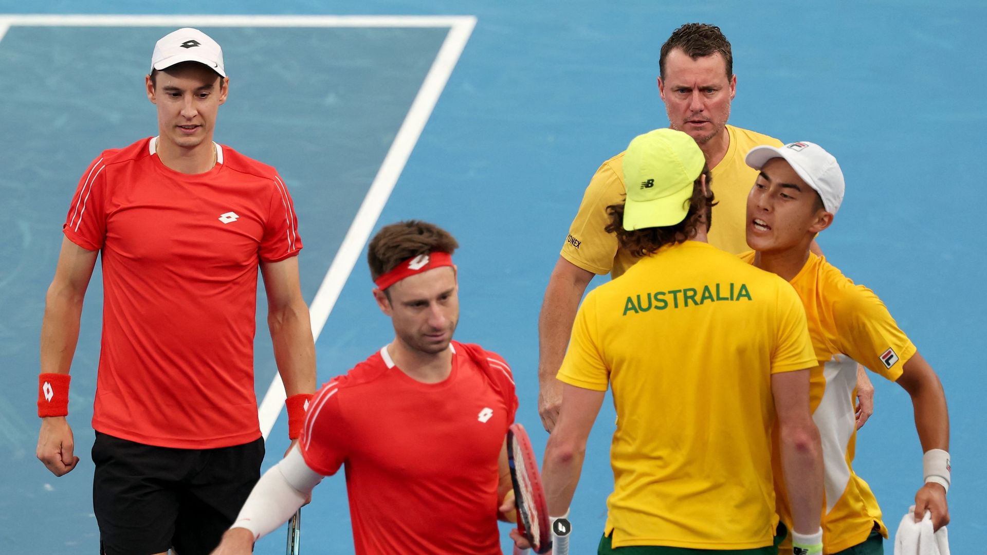 Coupe Davis : le double belge battu, l'Australie relance le suspense