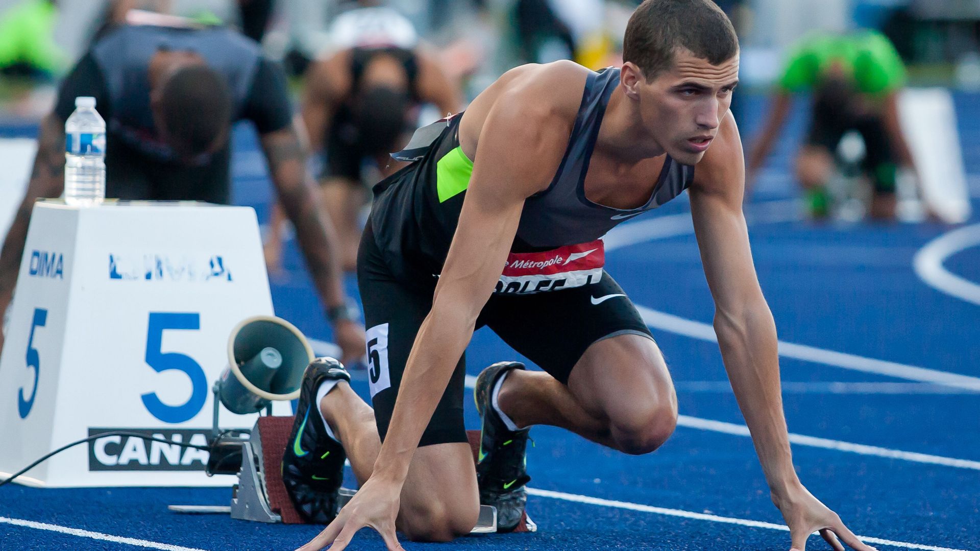 Jonathan Borlée sur 300 mètres à Liège RTBF Actus