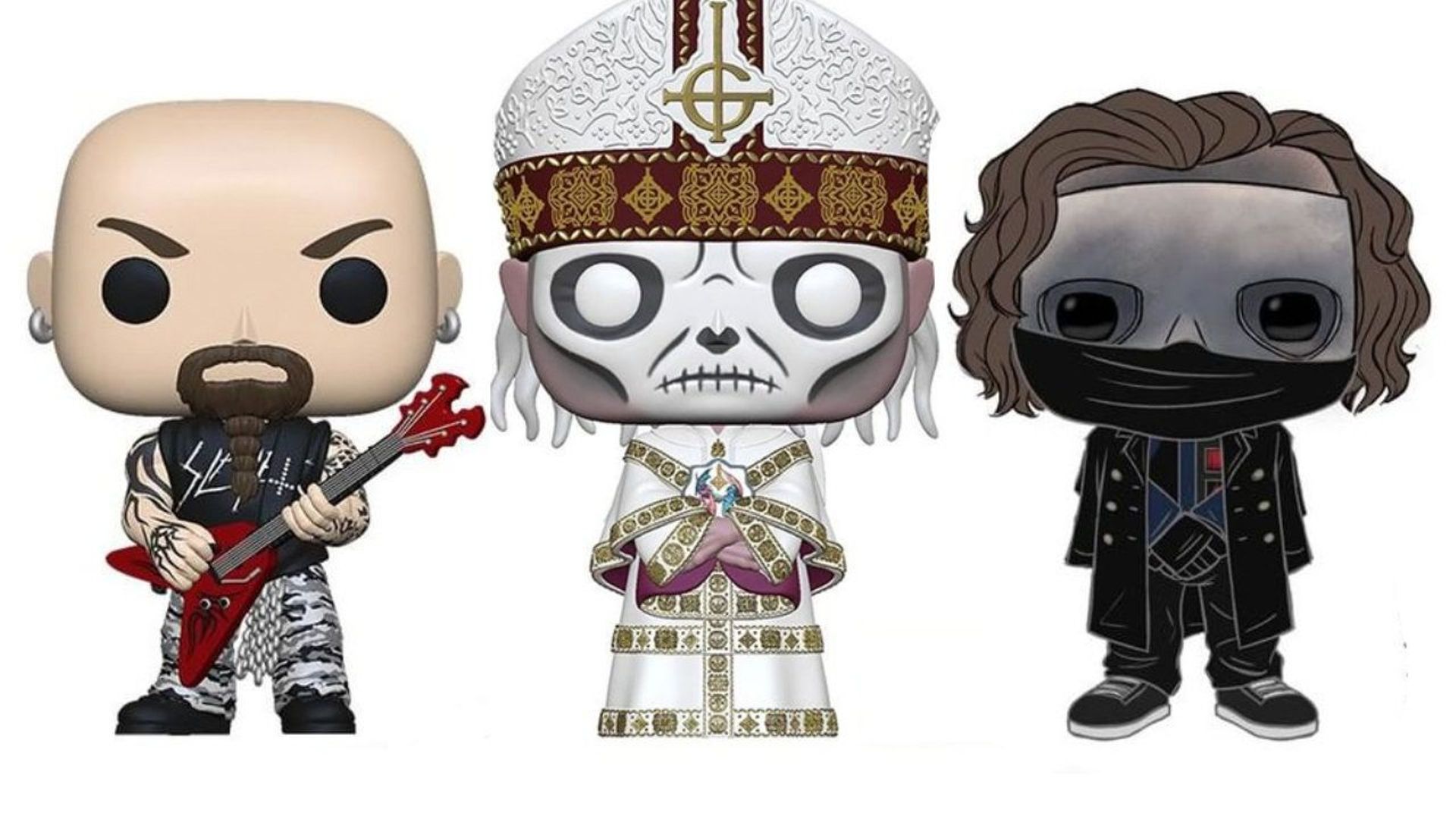Slipknot, Slayer, Ghost, Motörhead et ZZ Top en figurines!