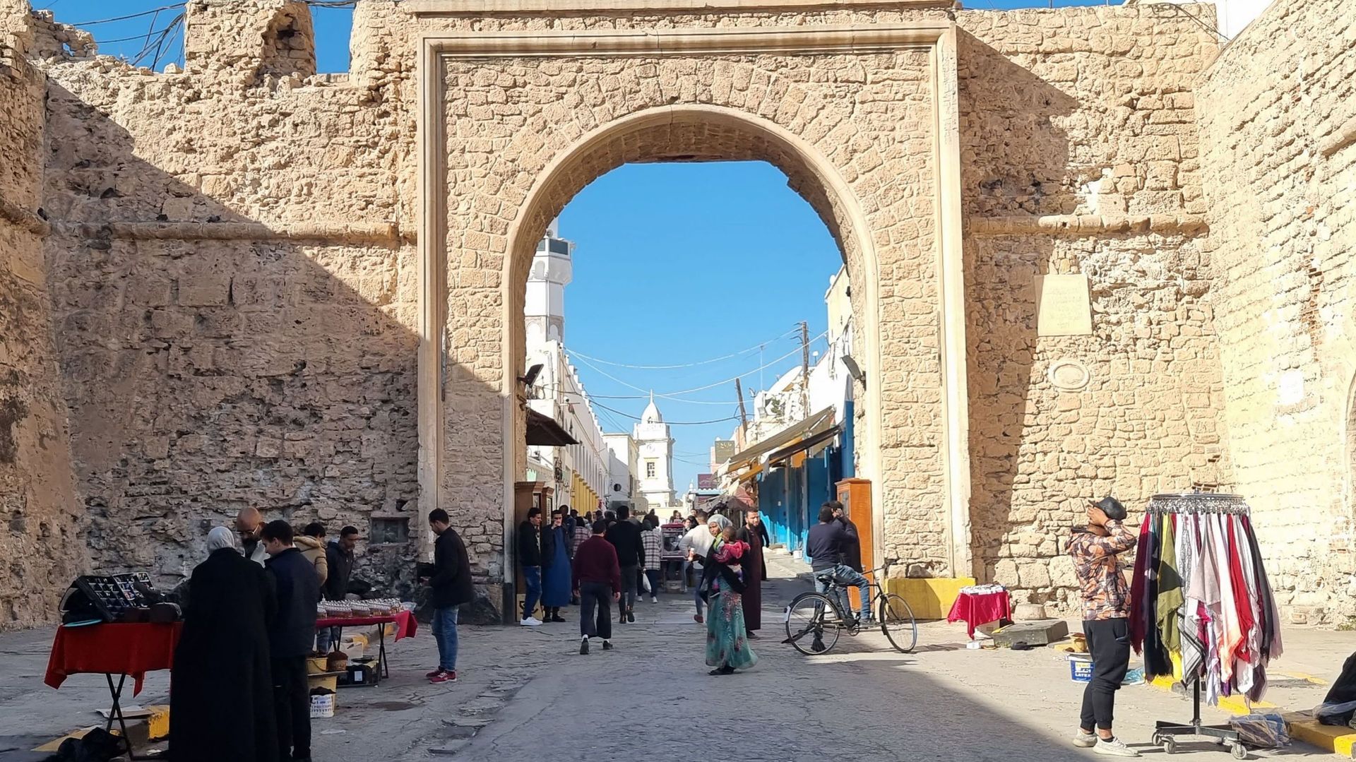 Vue de la vieille ville de Tripoli, le 22 décembre 2021