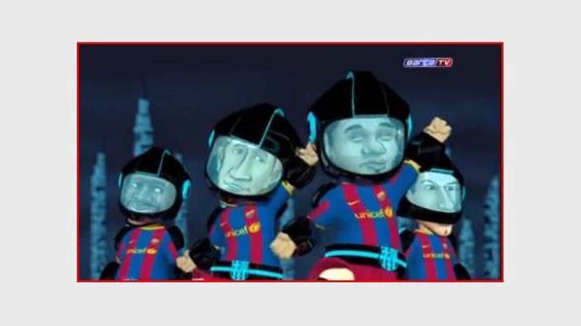 Les Barça Toons en finale de la Coupe - RTBF Actus