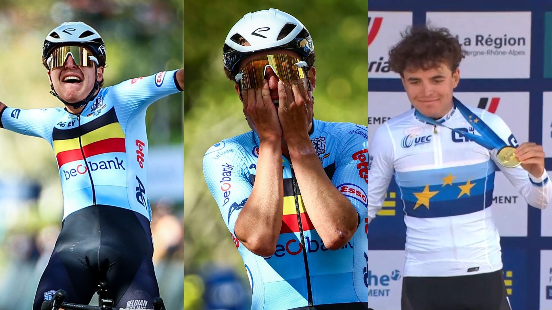La revanche pour Jarno Widar, champion d’Europe espoirs : "Chouette de terminer mon passage en espoirs ainsi"