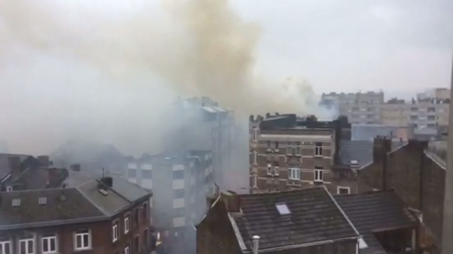 Liège: incendie important dans un immeuble inoccupé en Outremeuse