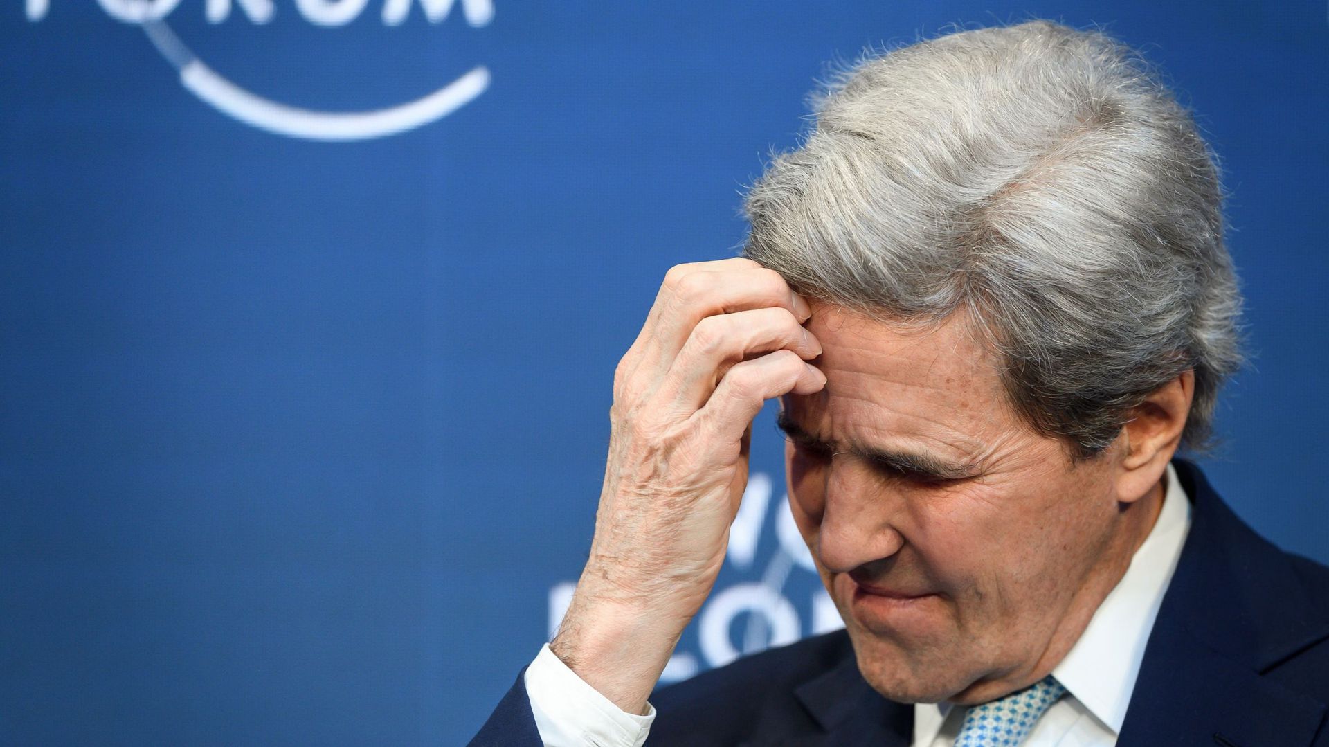 John Kerry à Davos en 2019 (image d'illustration) 